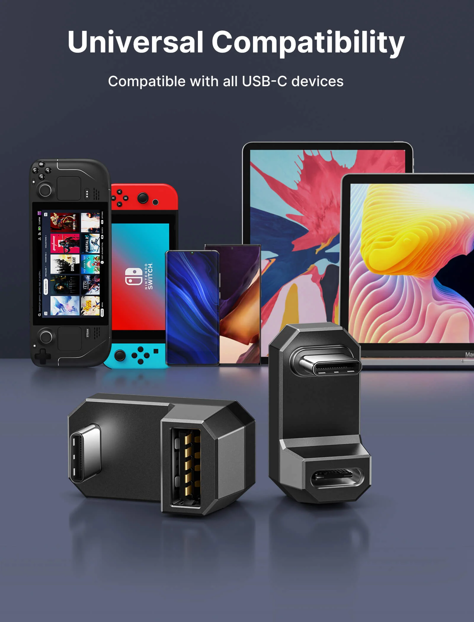 180° USB-C to C & A Adapter Set - Image 6