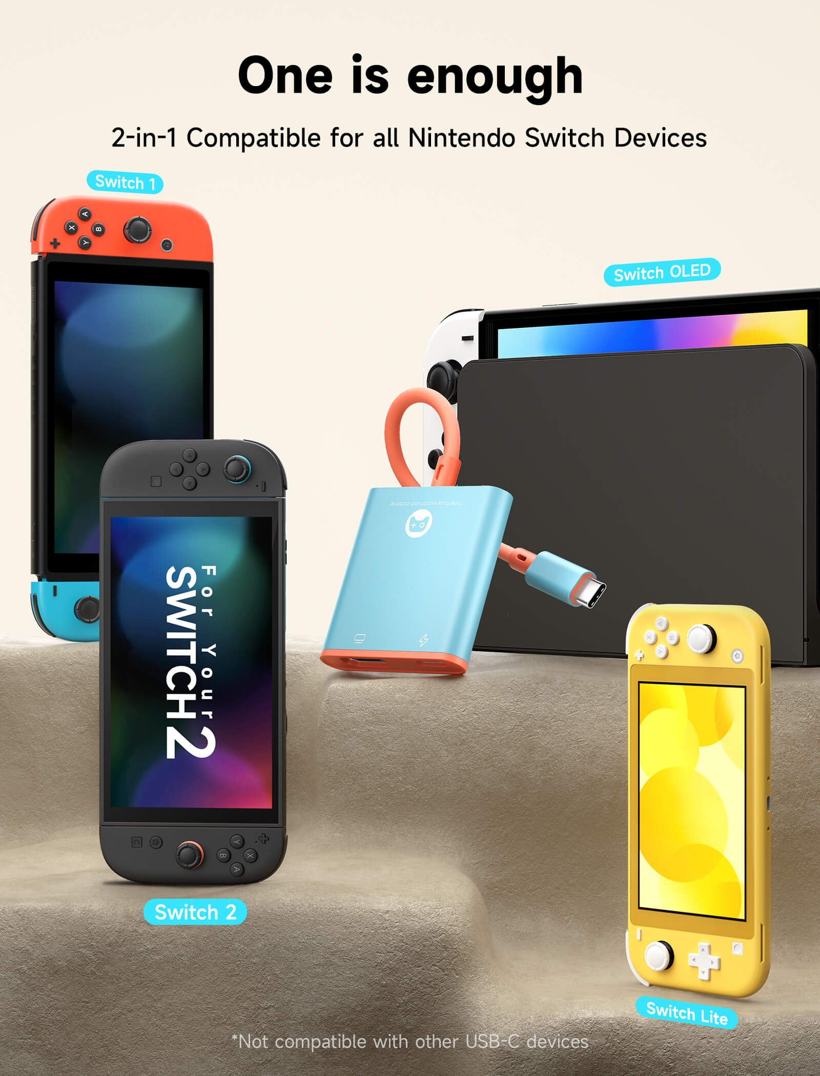 2-in-1 Dock Adapter for Switch 2 - Image 5