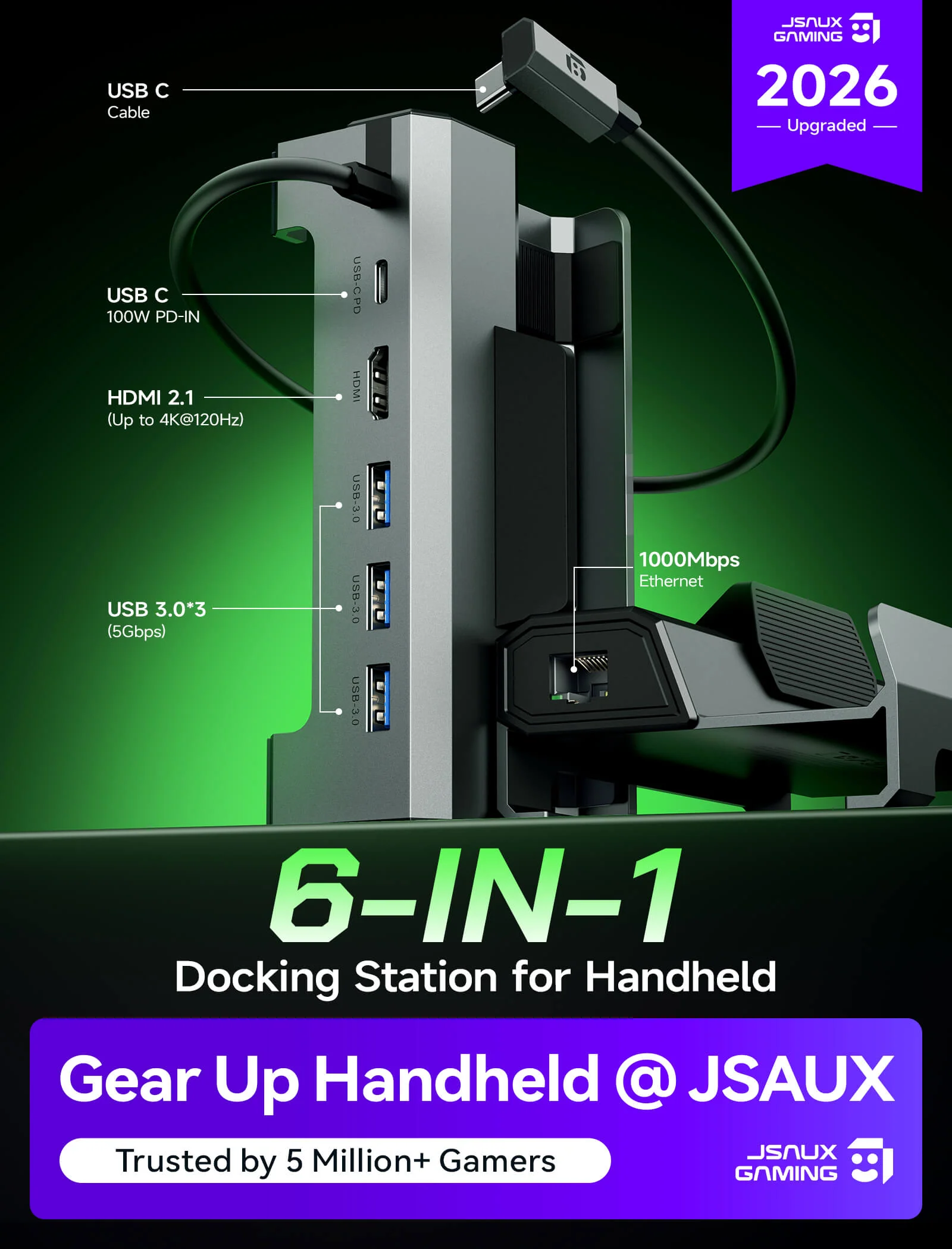 6-in-1 Docking Station - Image 28