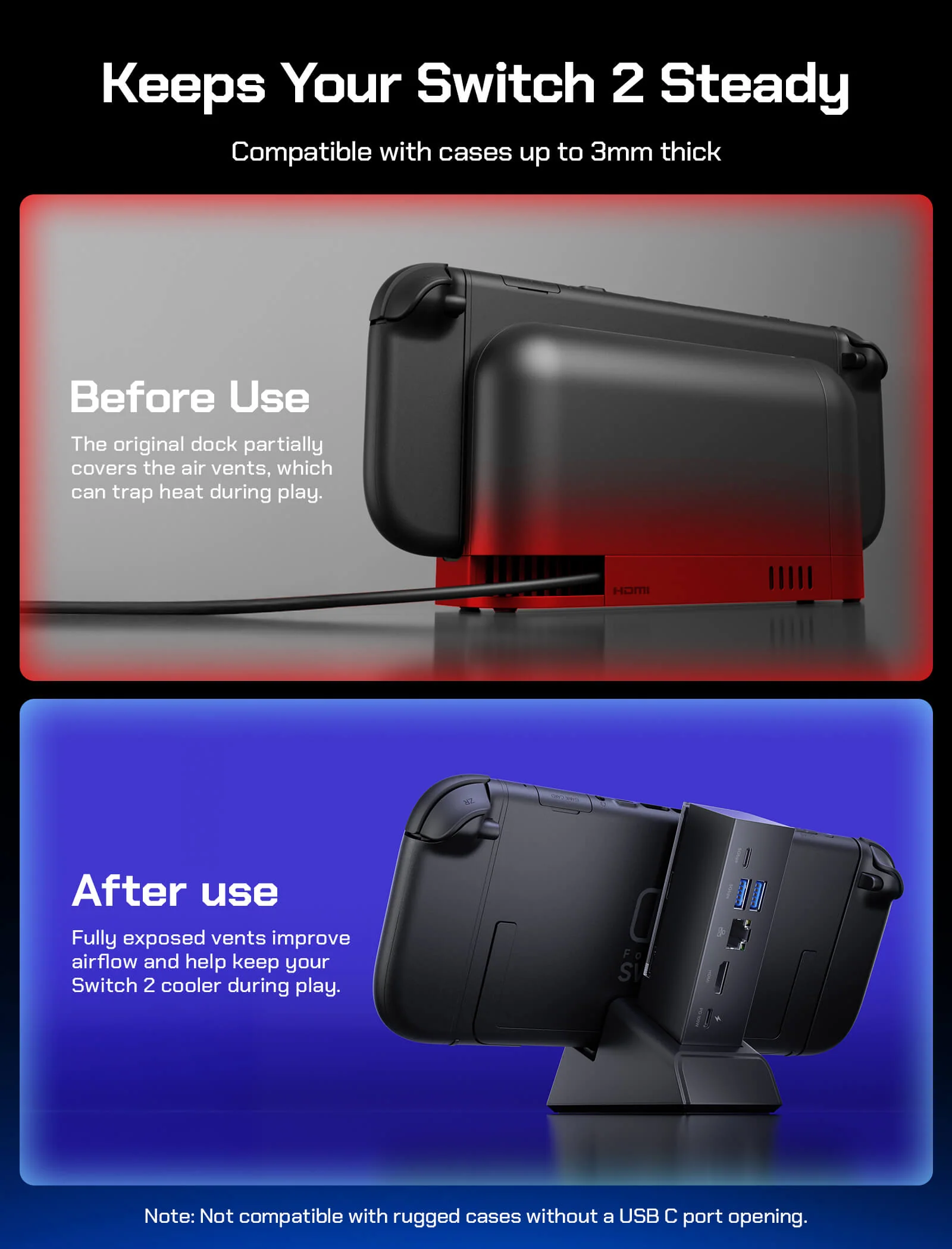 7-in-1 Multifunctional Docking Station for Switch 2 - Image 5