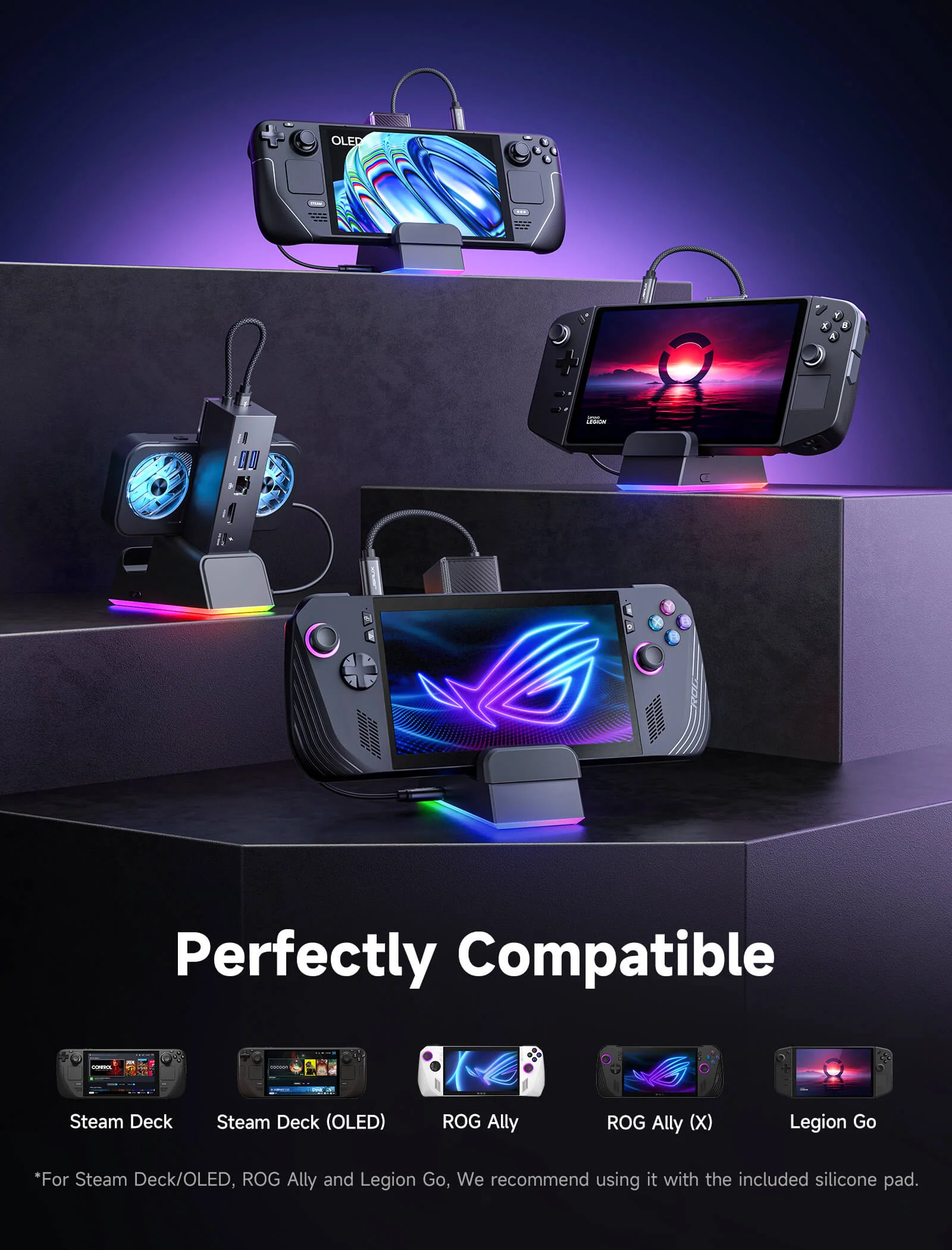 7-in-1 RGB Cooling Docking Station - Image 7