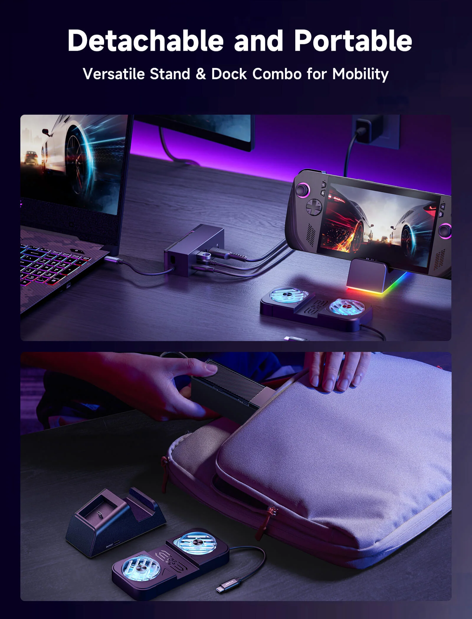 7-in-1 RGB Cooling Docking Station - Image 9