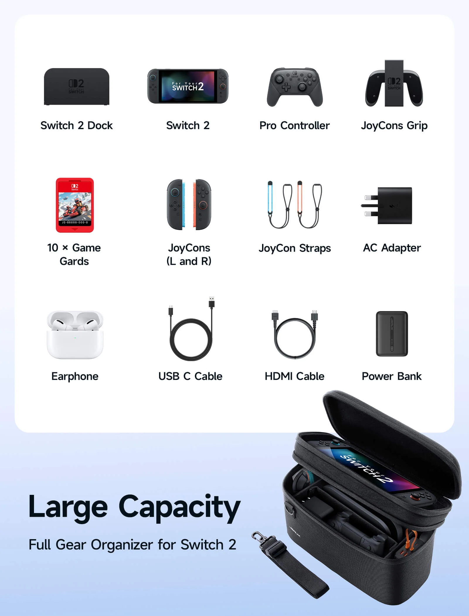 All-in-One Carrying Case for Switch 2 - Image 3