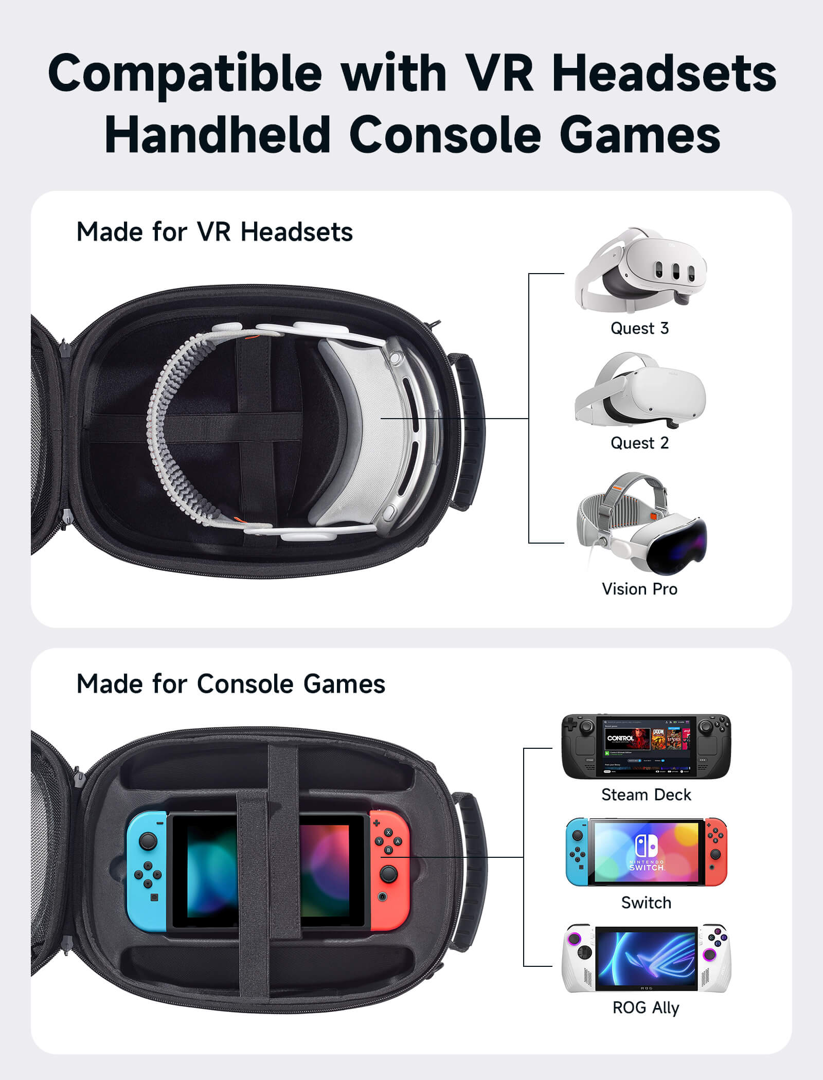Carrying Case for VR Headsets & Handhled Consoles - Image 6