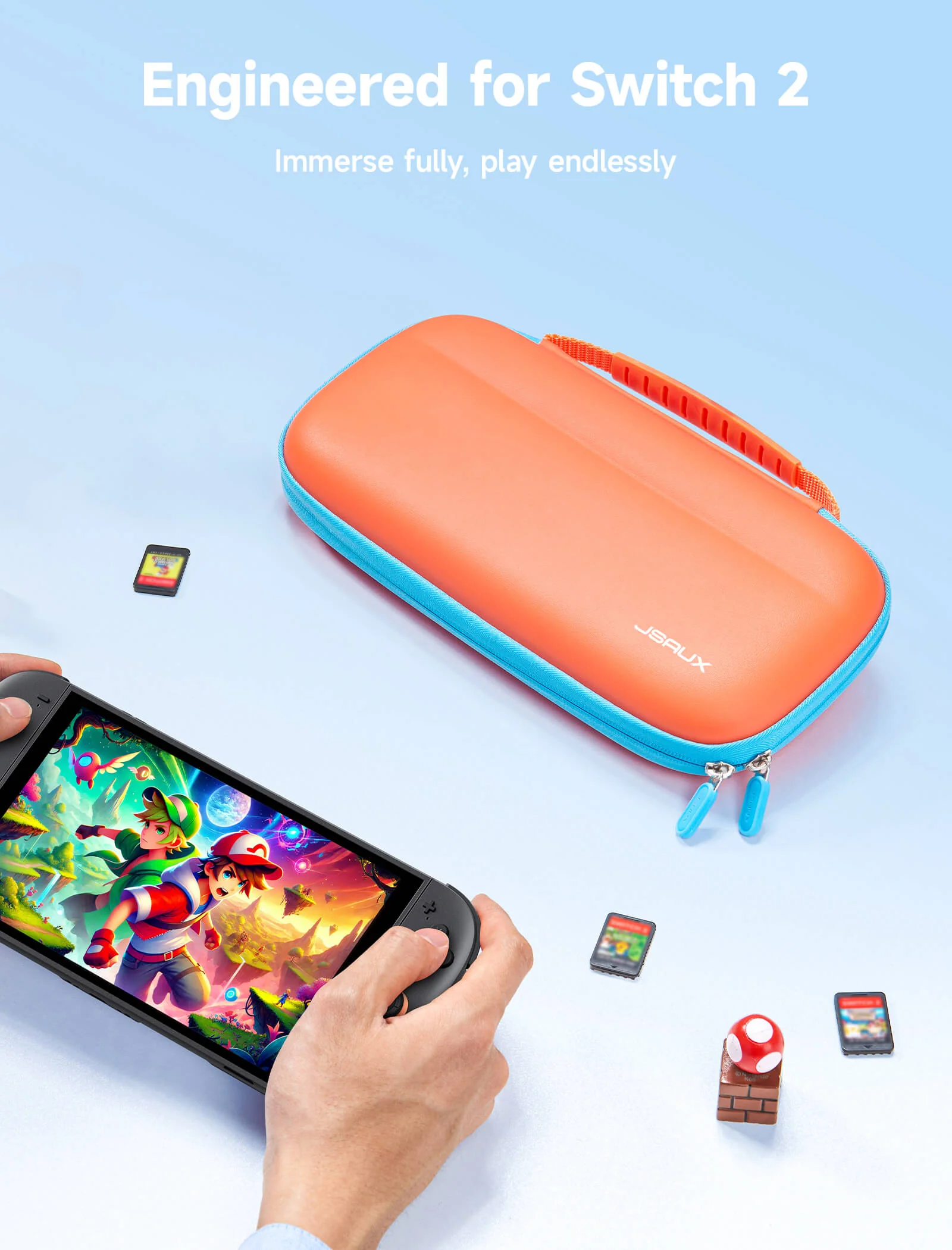 Colorful Ultra-thin Carrying Case for Switch 2 - Image 2