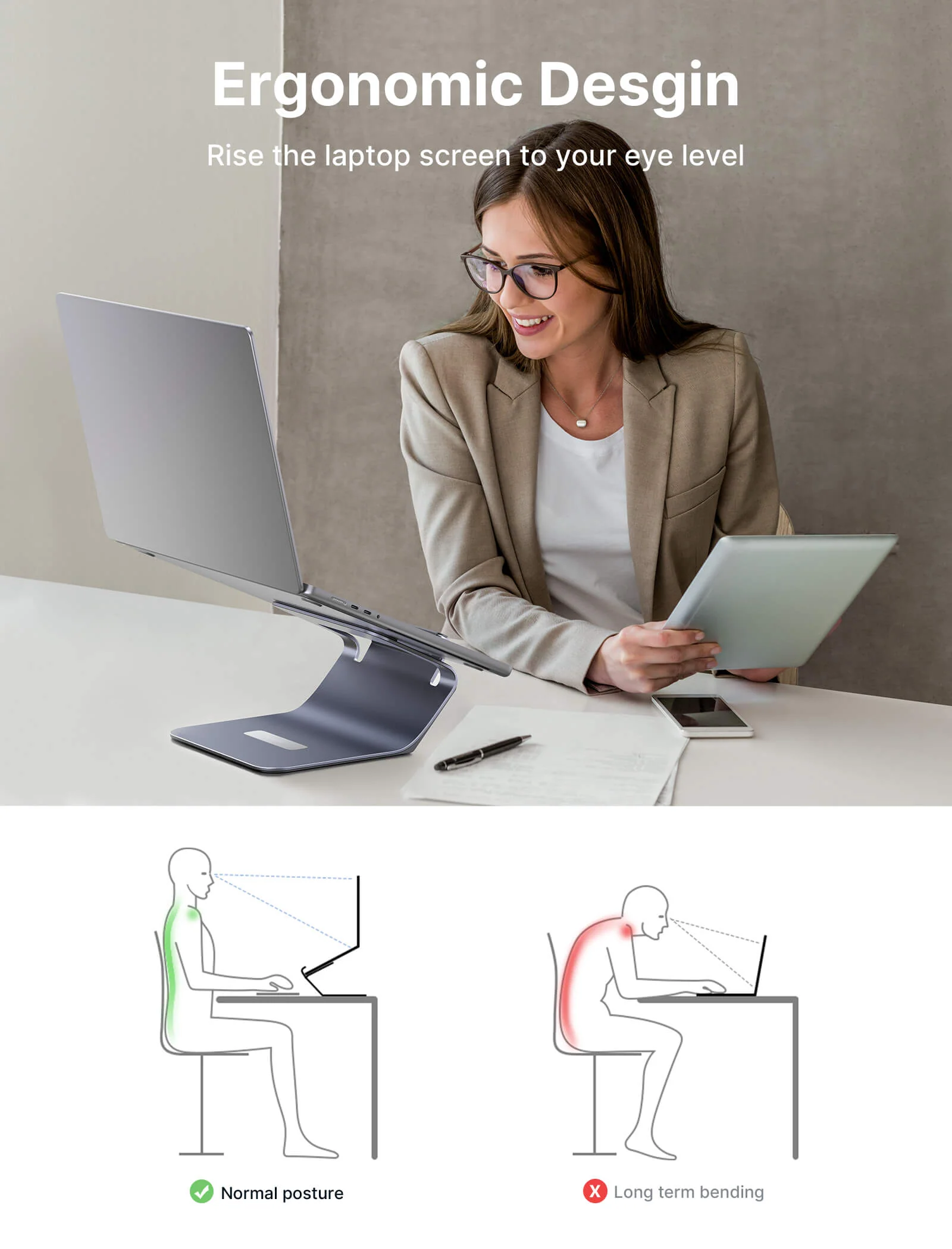 Curve Laptop Stand - Image 5