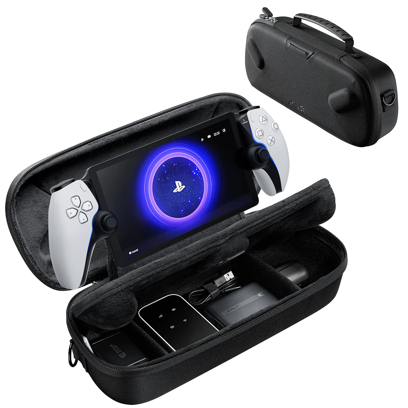 Double-Decker Travel Supply Case for PlayStation Portal