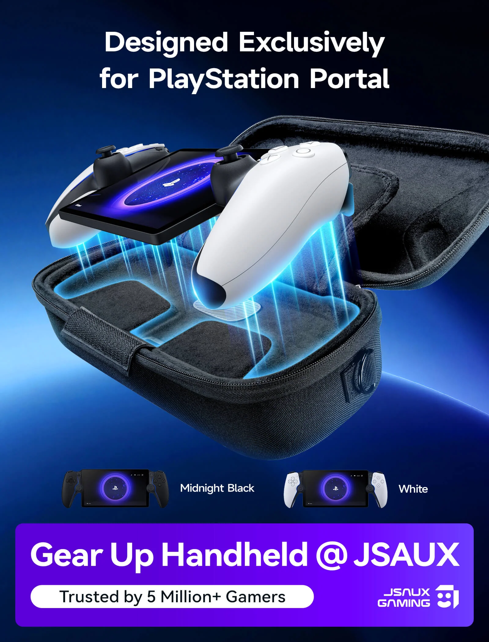 Double-Decker Travel Supply Case for PlayStation Portal - Image 2