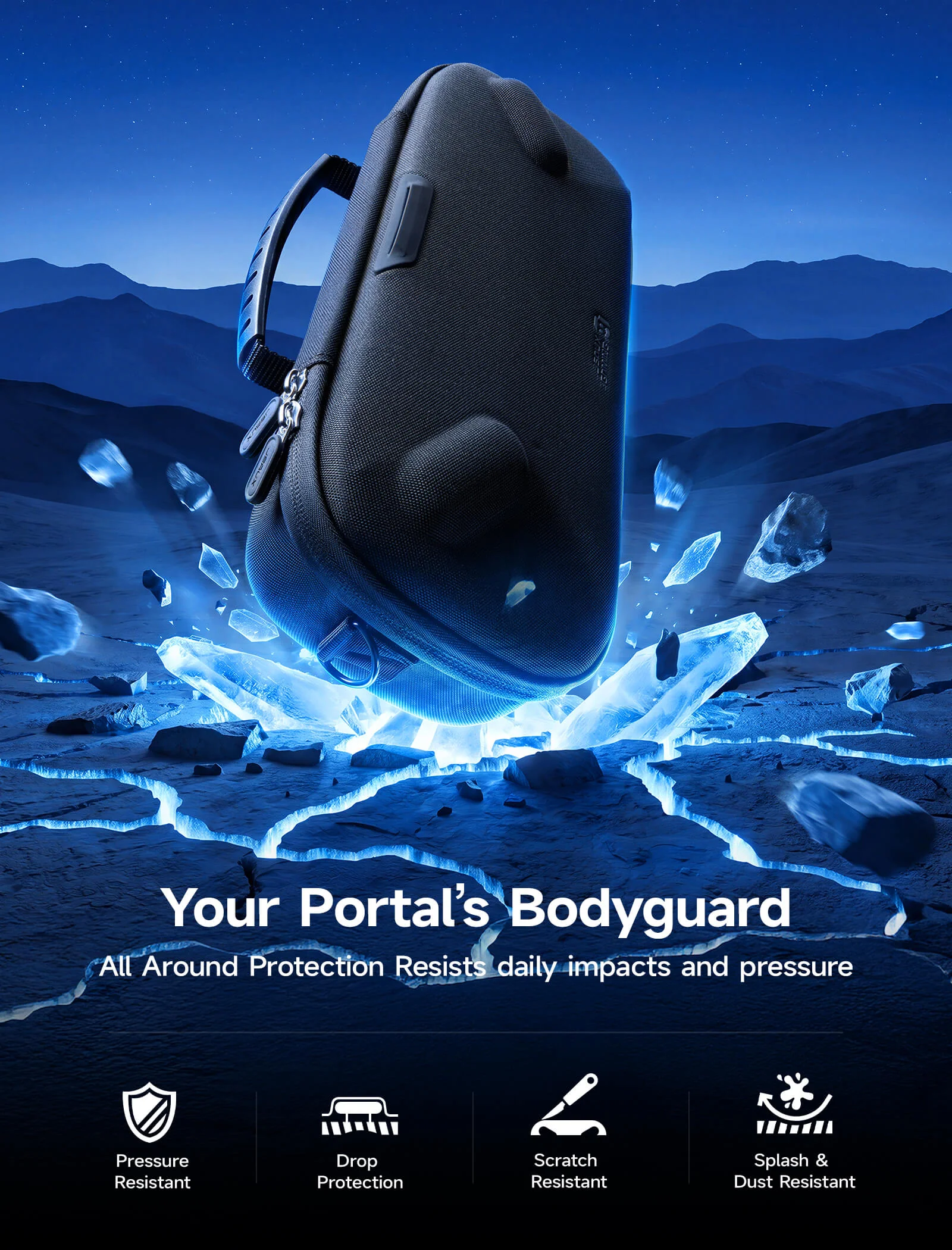 Double-Decker Travel Supply Case for PlayStation Portal - Image 4