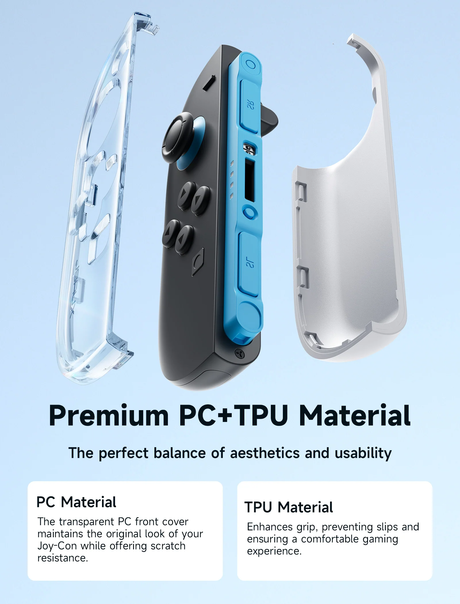 Ergonomic Full-Cover Case Set for Switch 2 - Image 14