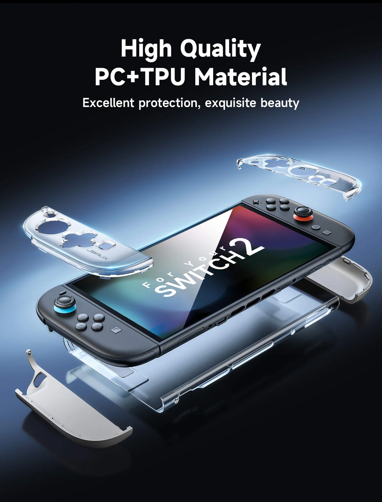 Ergonomic Full-Cover Case Set for Switch 2 - Image 5