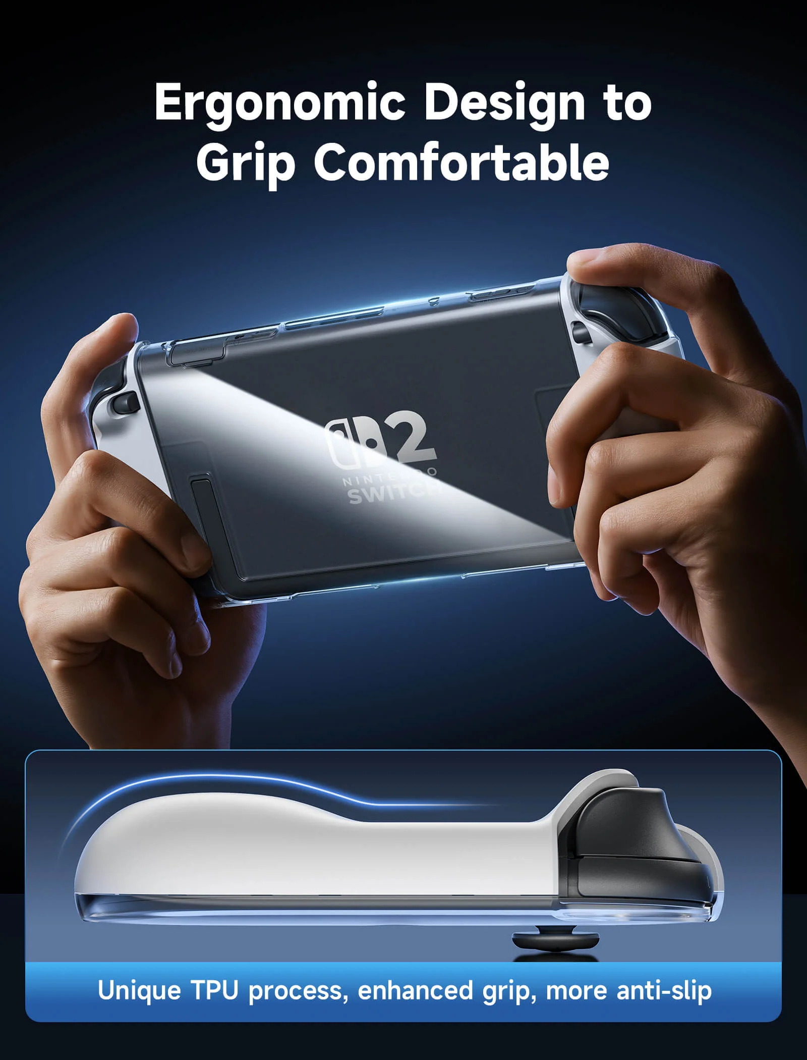 Ergonomic Full-Cover Case Set for Switch 2 - Image 6