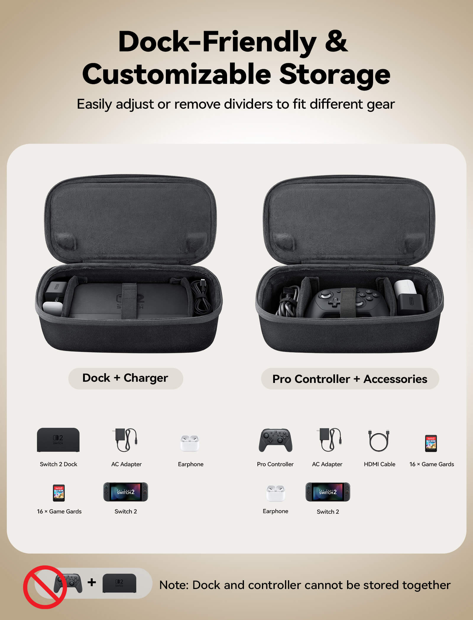 FlexForm Series | Double-decker Travel Case for Switch 2 - Image 3