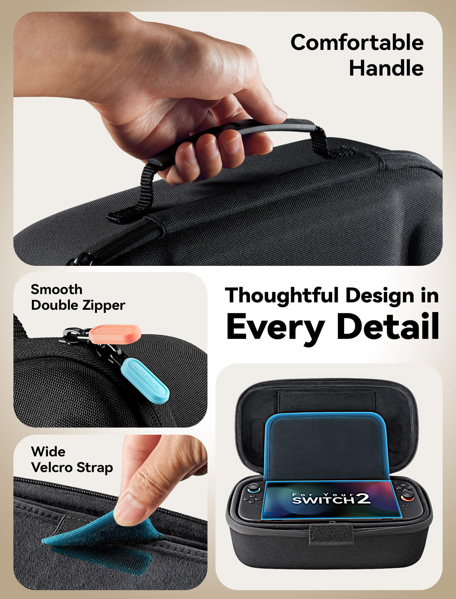 FlexForm Series | Double-decker Travel Case for Switch 2 - Image 5