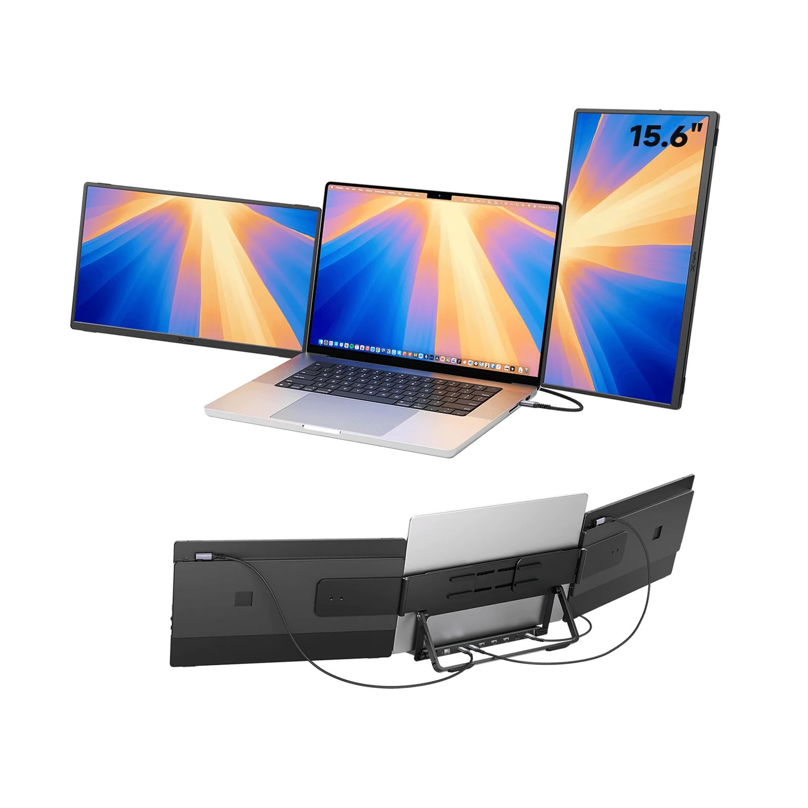 FlipGo Horizon Snap-On Tri-screens