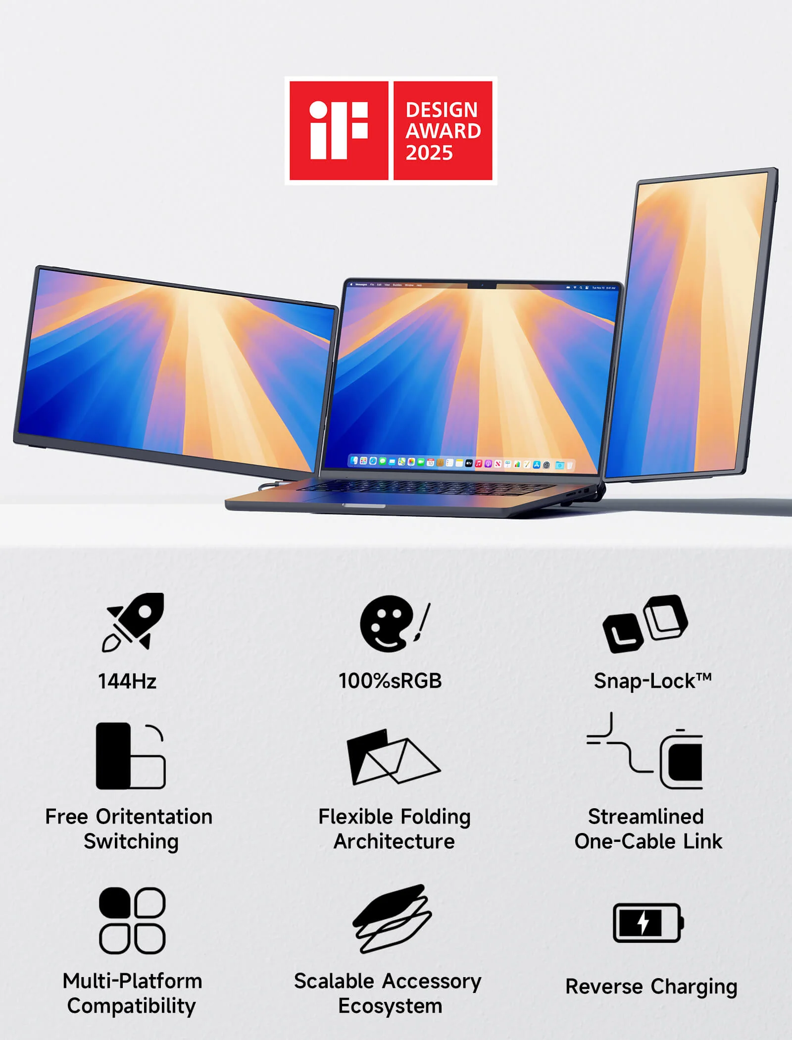FlipGo Horizon Snap-On Tri-screens - Image 13
