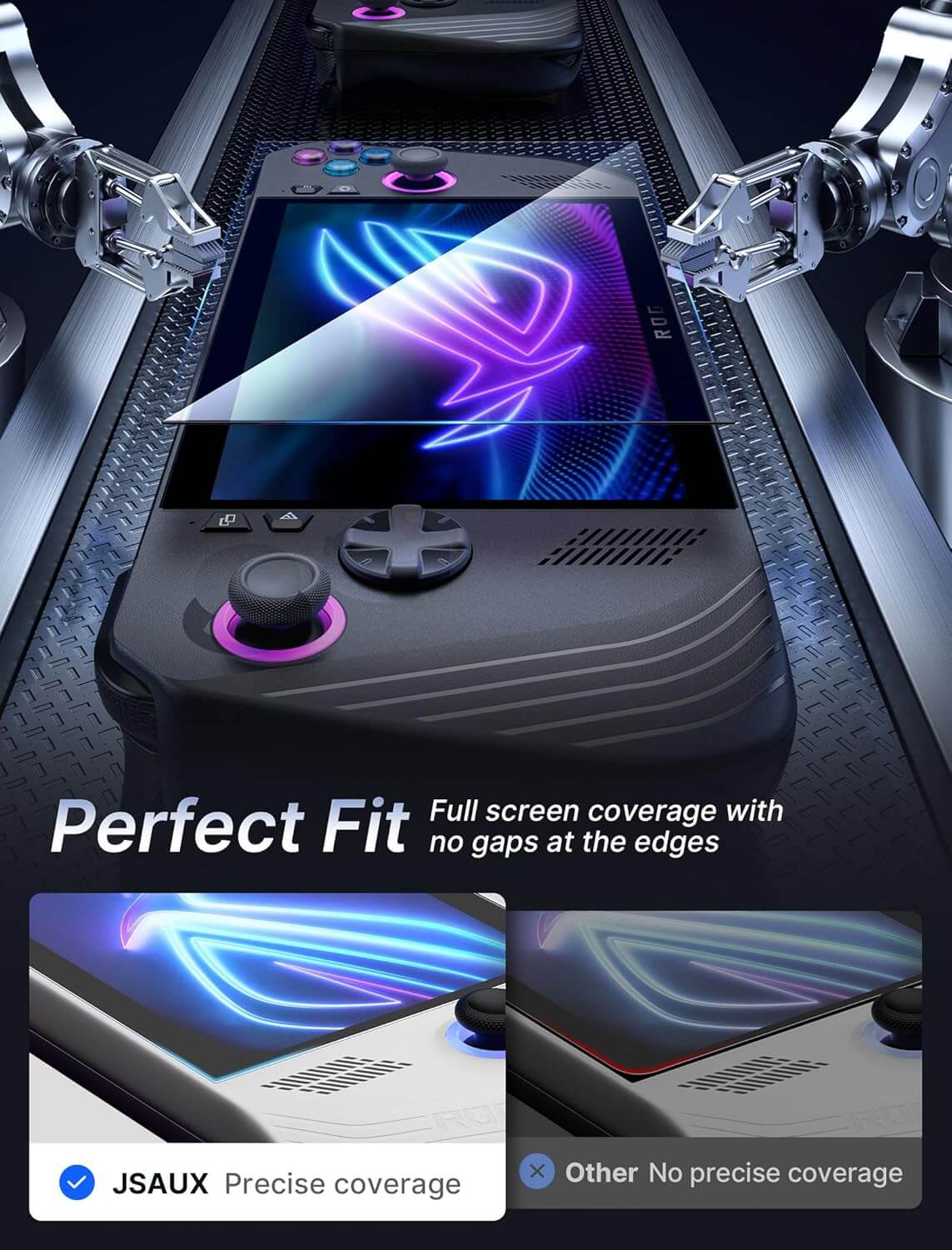 HD Tempered Glass Screen Protector for ROG Ally & ROG Xbox Ally Series - Image 5
