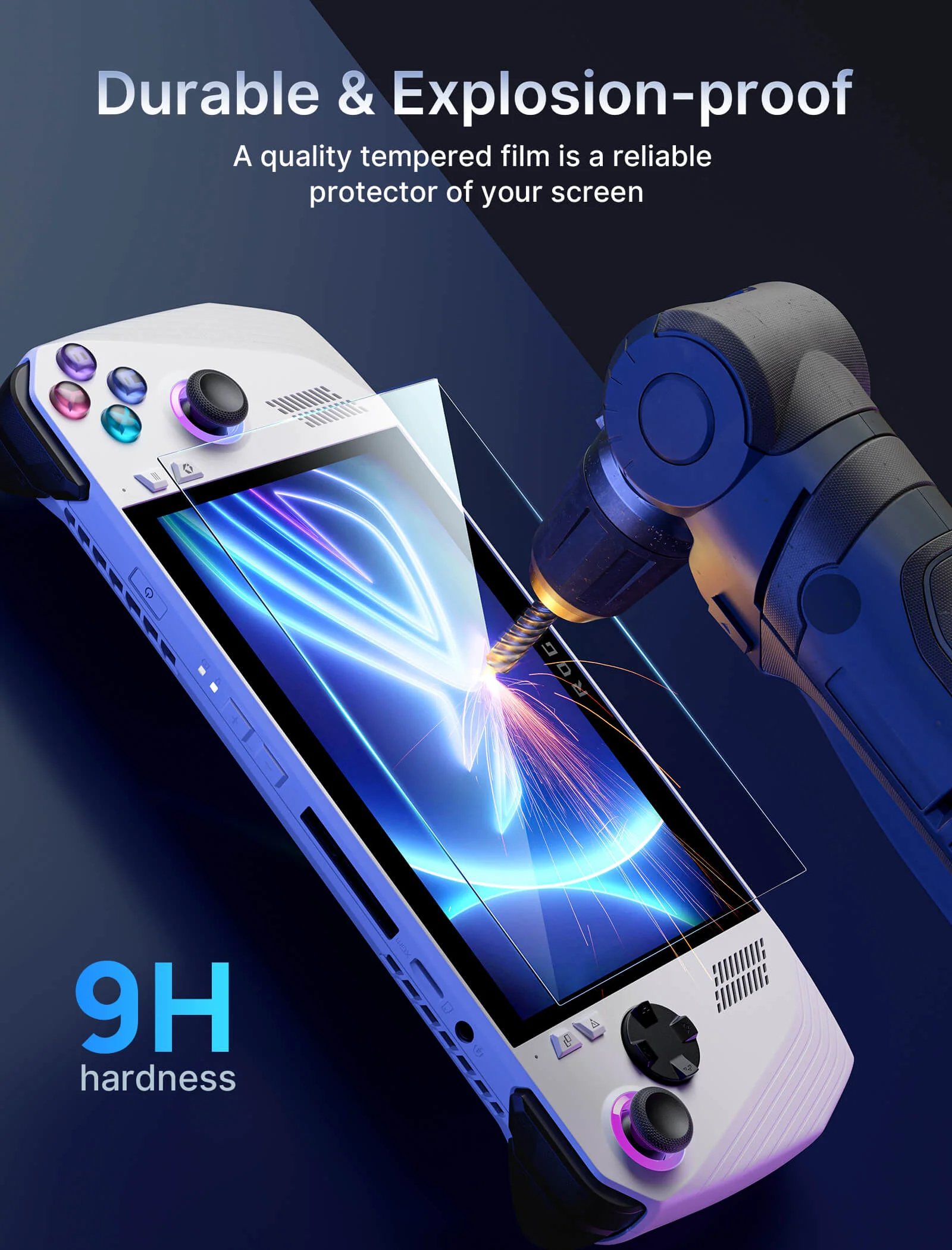 HD Tempered Glass Screen Protector for ROG Ally & ROG Xbox Ally Series - Image 6