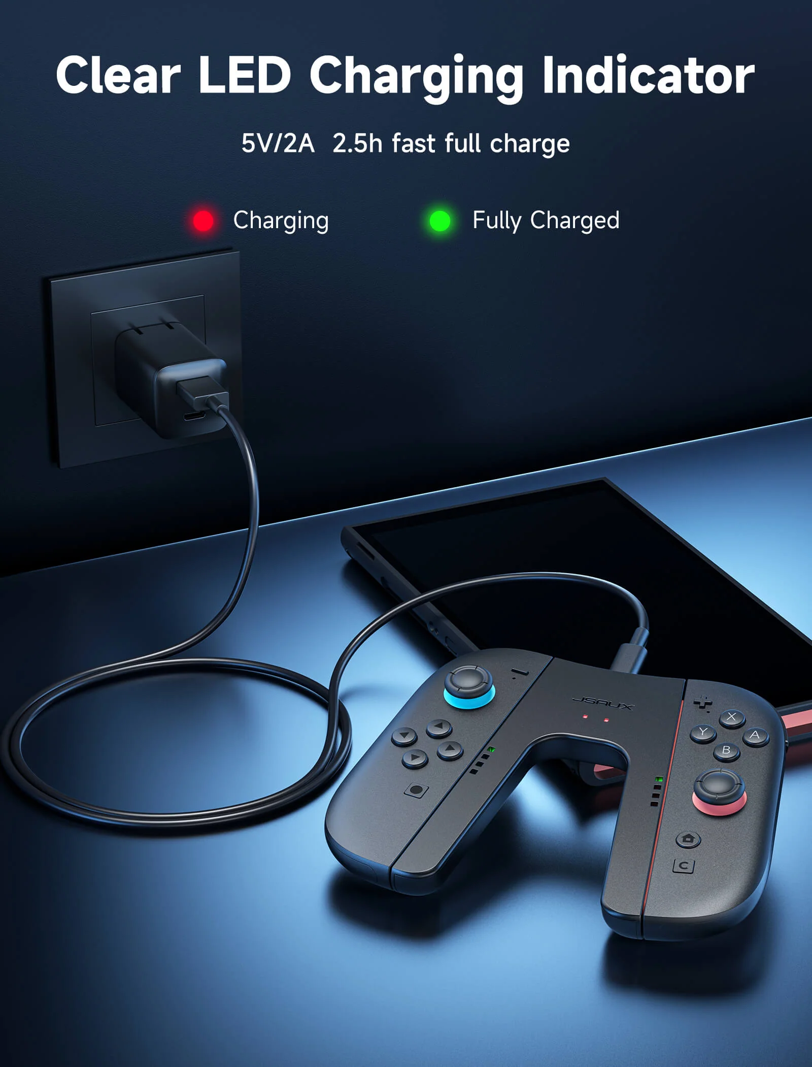 JoyVerse | Joy-Con Charging Grip for Switch 2 - Image 4