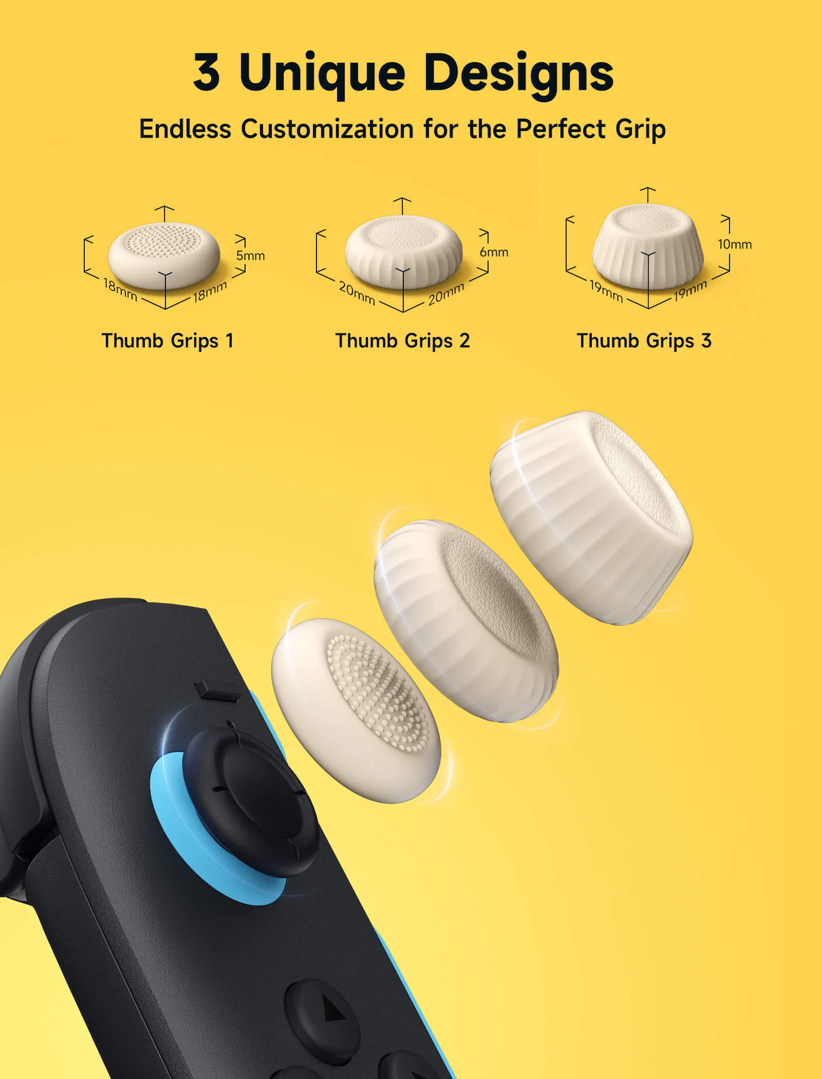 Multi-Mode Joystick & Grip Guard Set for Switch 2 & Steam Controller - Image 22