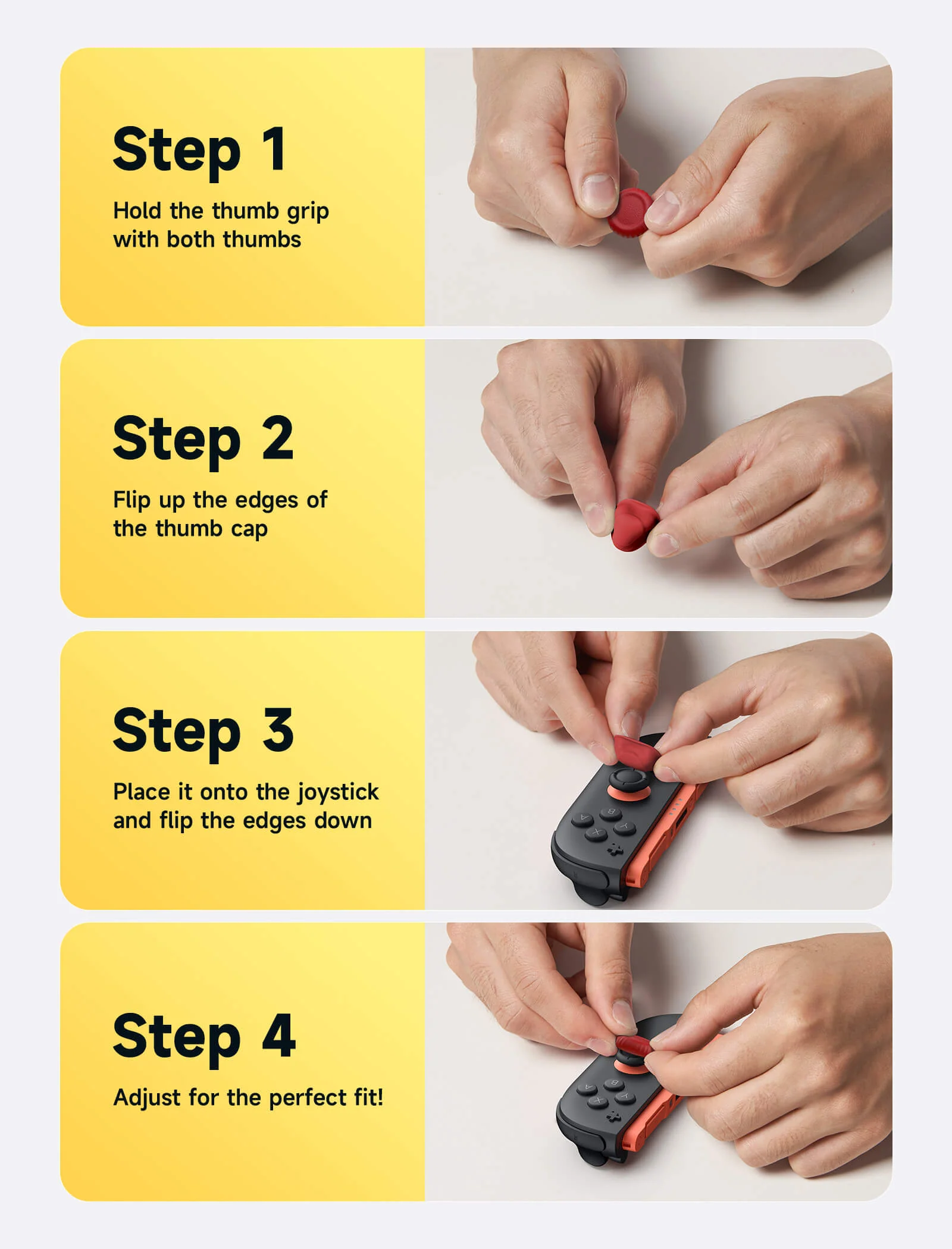 Multi-Mode Joystick & Grip Guard Set for Switch 2 & Steam Controller - Image 23