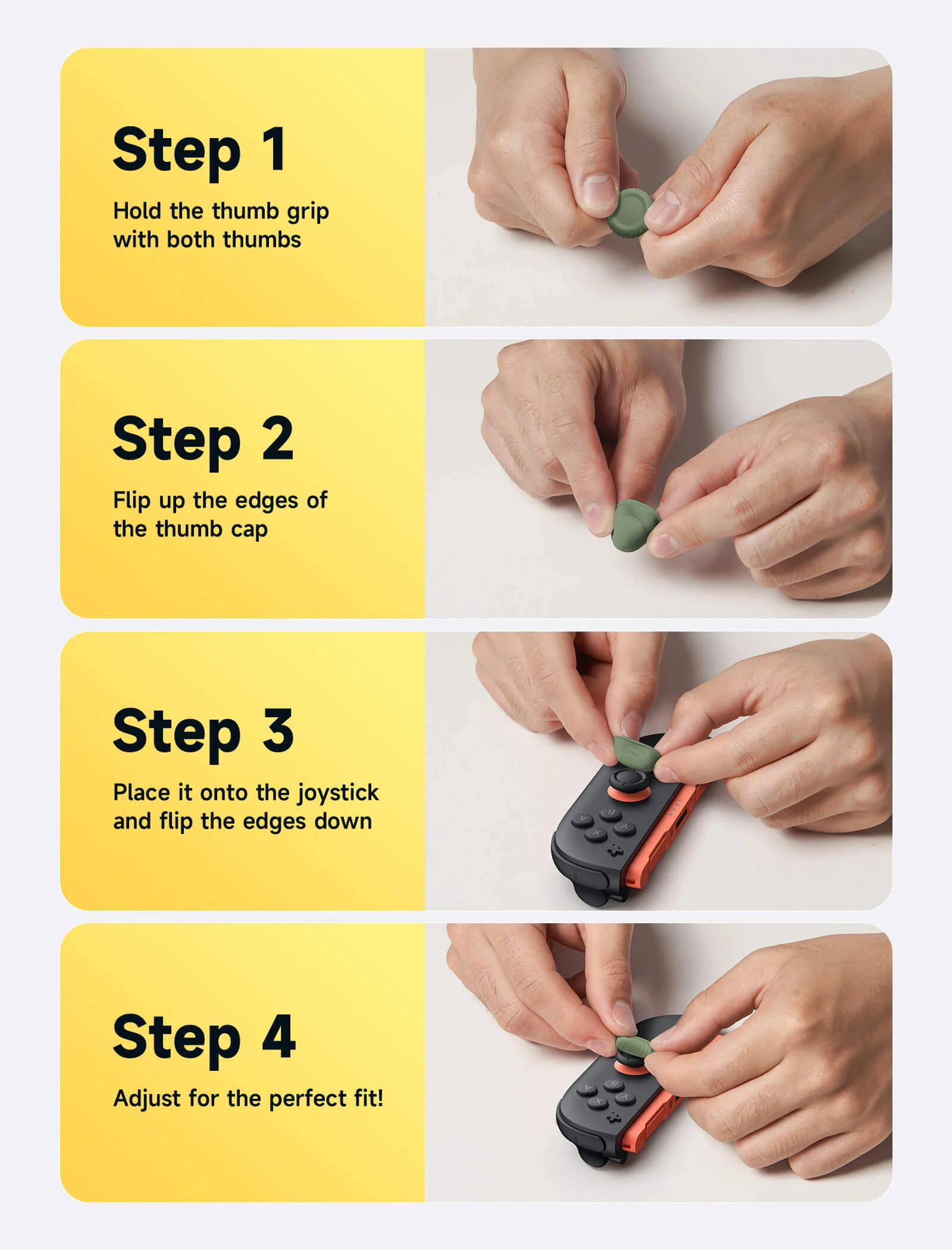 Multi-Mode Joystick & Grip Guard Set for Switch 2 & Steam Controller - Image 31