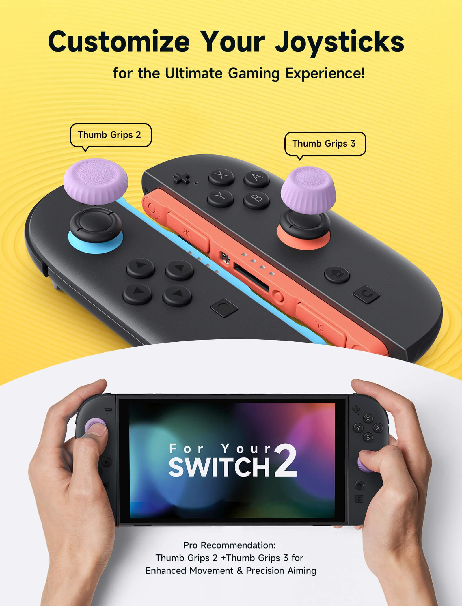 Multi-Mode Joystick & Grip Guard Set for Switch 2 & Steam Controller - Image 35