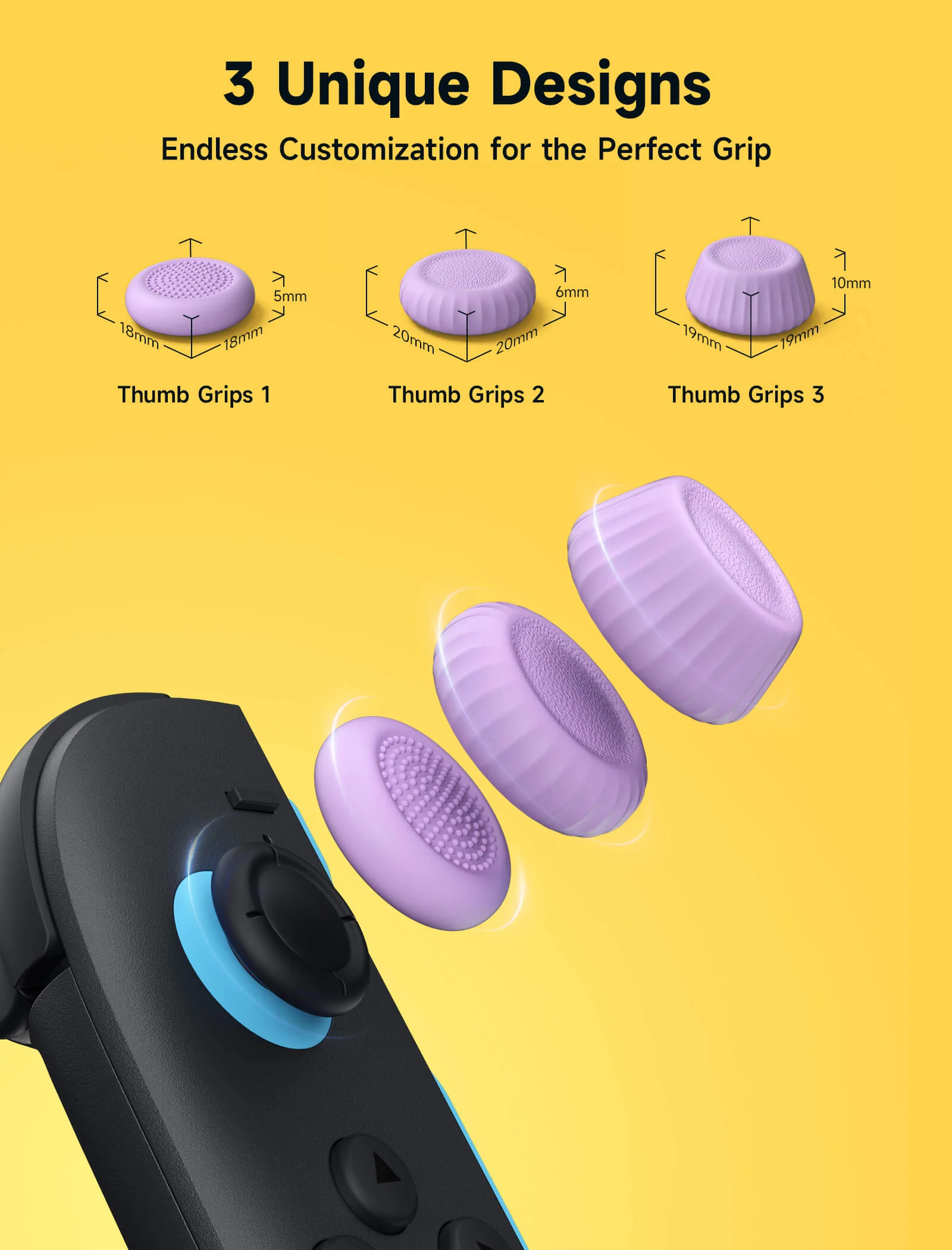 Multi-Mode Joystick & Grip Guard Set for Switch 2 & Steam Controller - Image 38