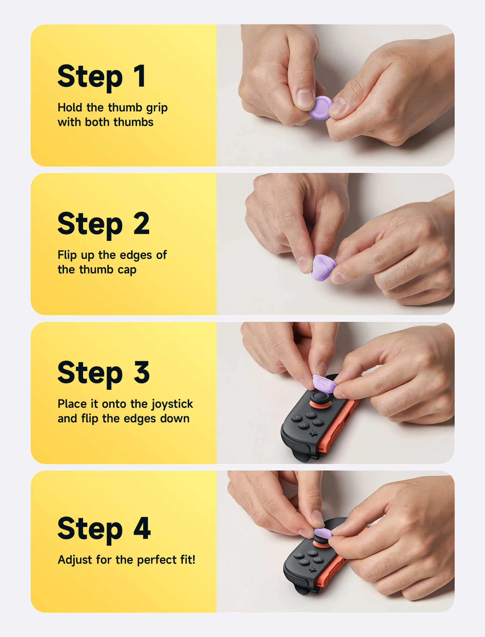 Multi-Mode Joystick & Grip Guard Set for Switch 2 & Steam Controller - Image 39