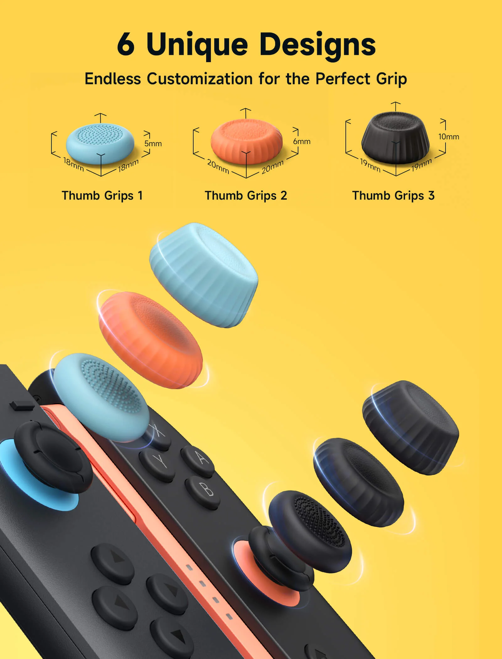Multi-Mode Joystick & Grip Guard Set for Switch 2 & Steam Controller - Image 46