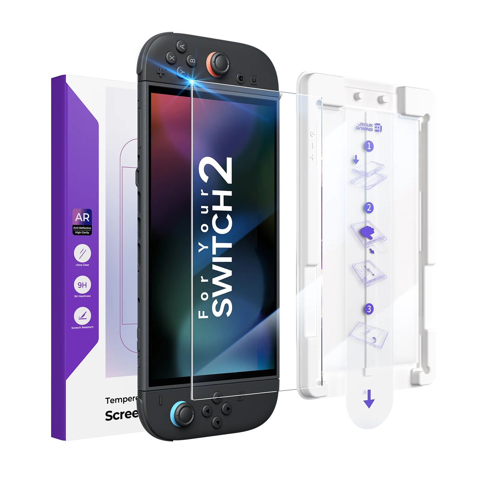 Obsidian AR Screen Protector for Switch 2