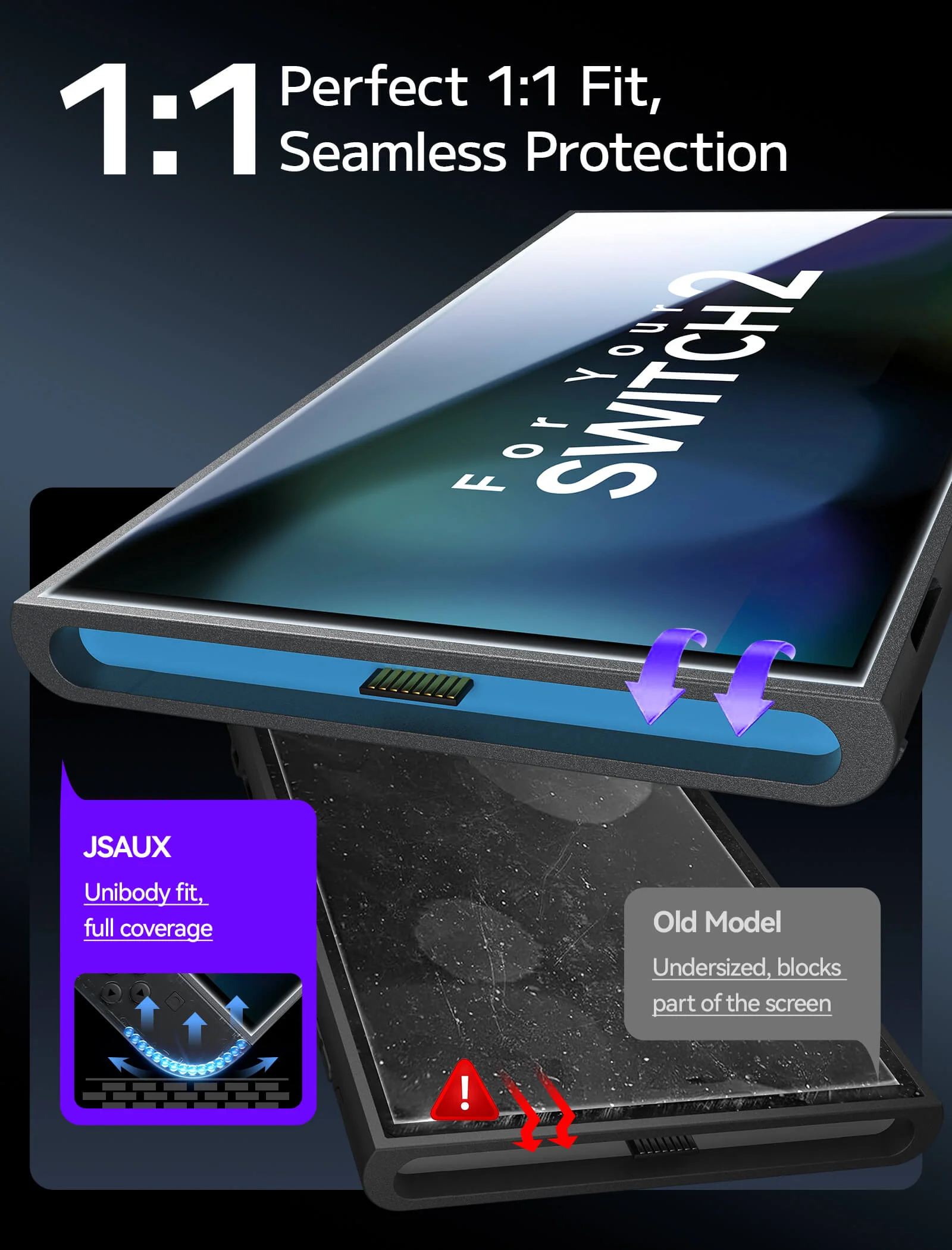 Obsidian AR Screen Protector for Switch 2 - Image 6