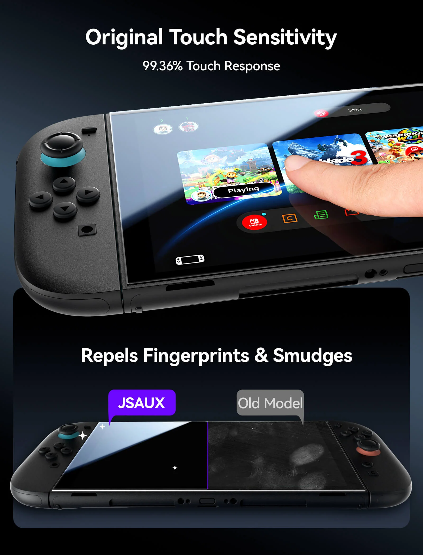 Obsidian AR Screen Protector for Switch 2 - Image 7