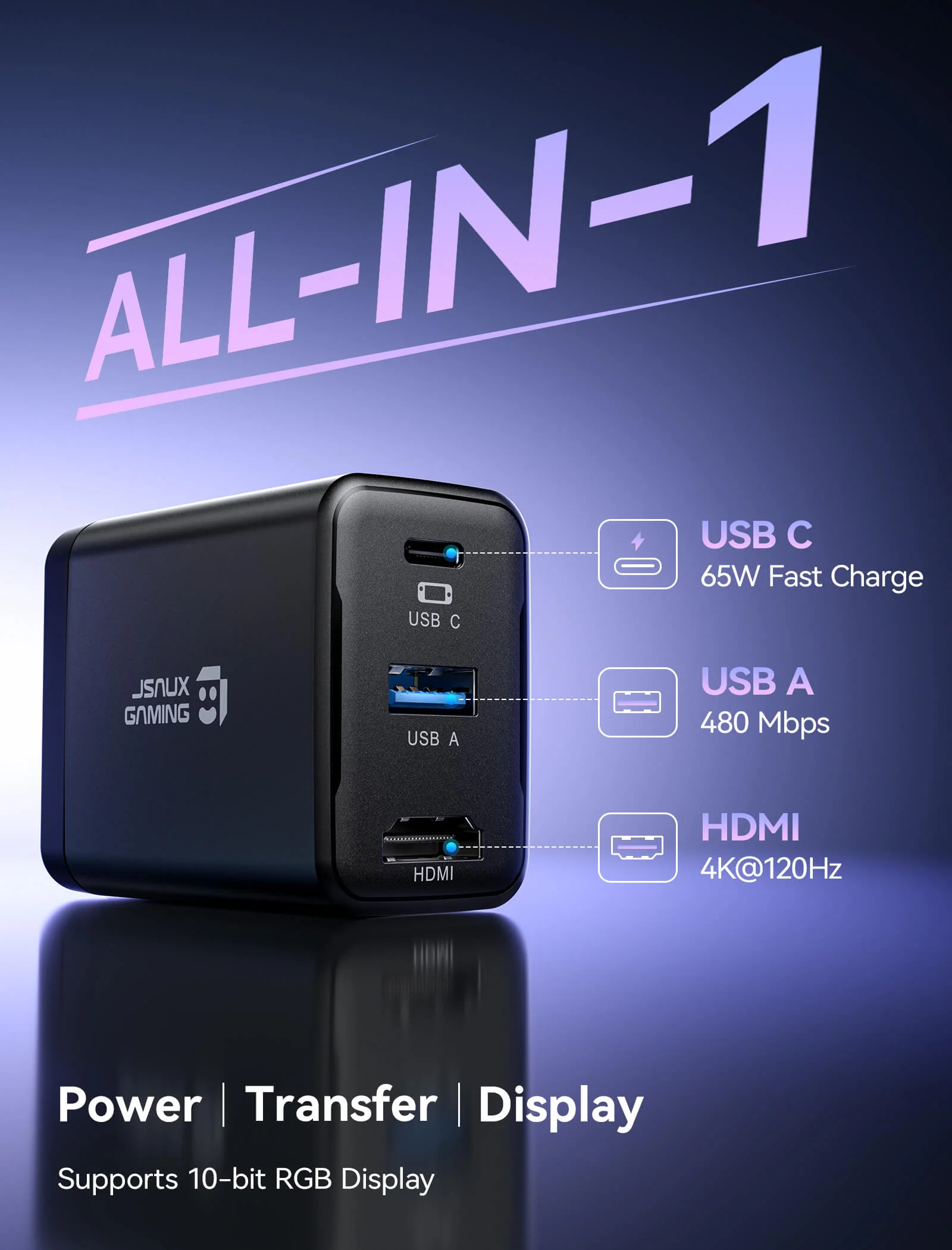 OmniCentro Charger Dock for Switch 2 - Image 10
