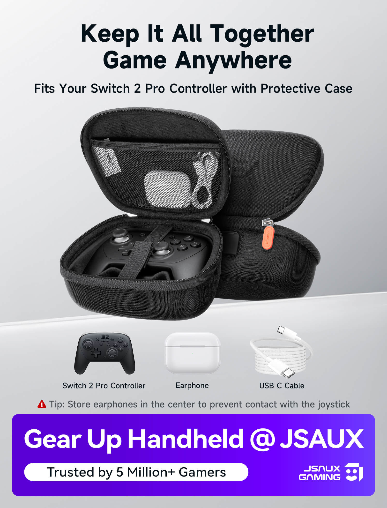 Pro Controller Carrying Case for Switch 2 - Image 2