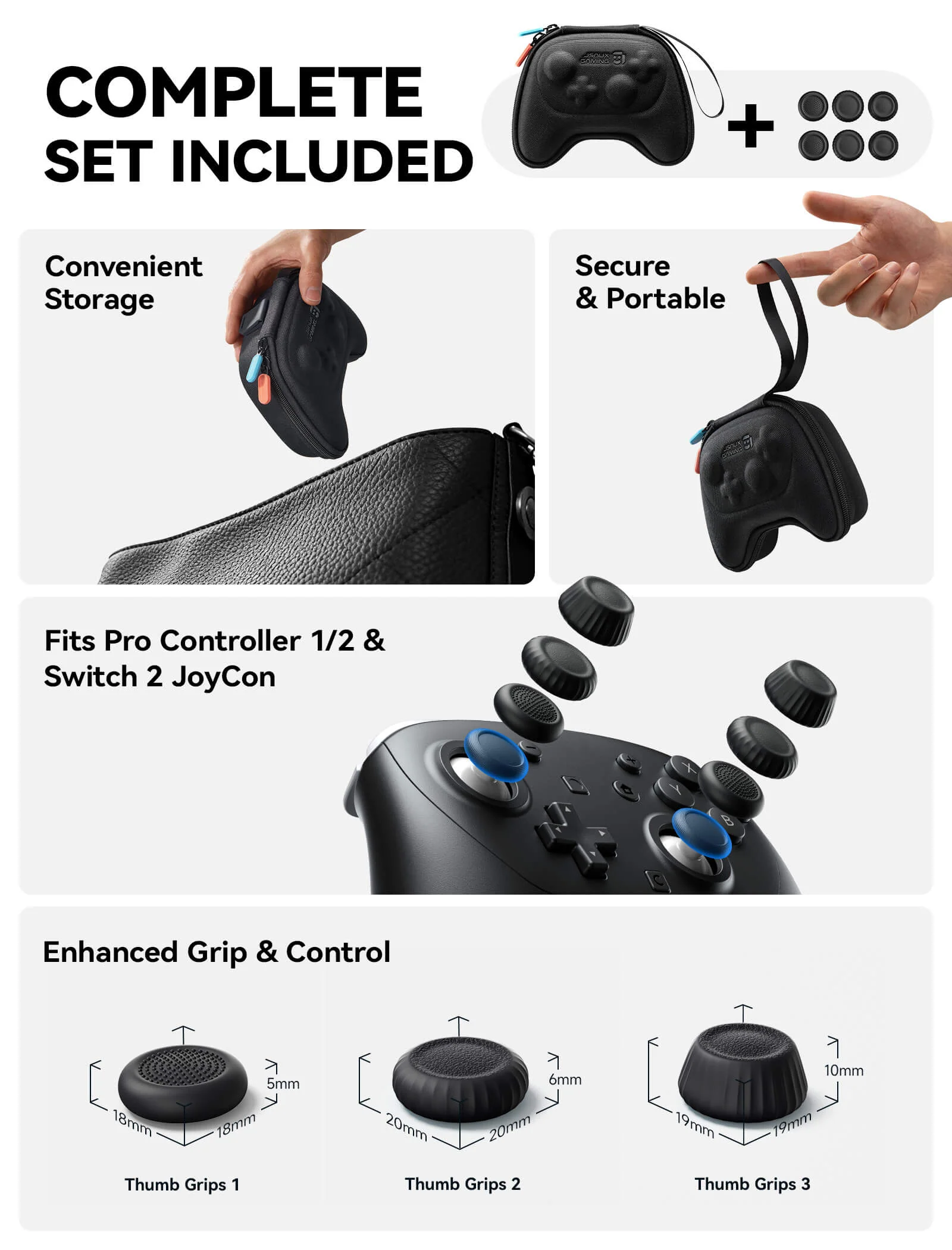 ProFit Controller Case for Switch Pro & Switch 2 Pro Controller - Image 2