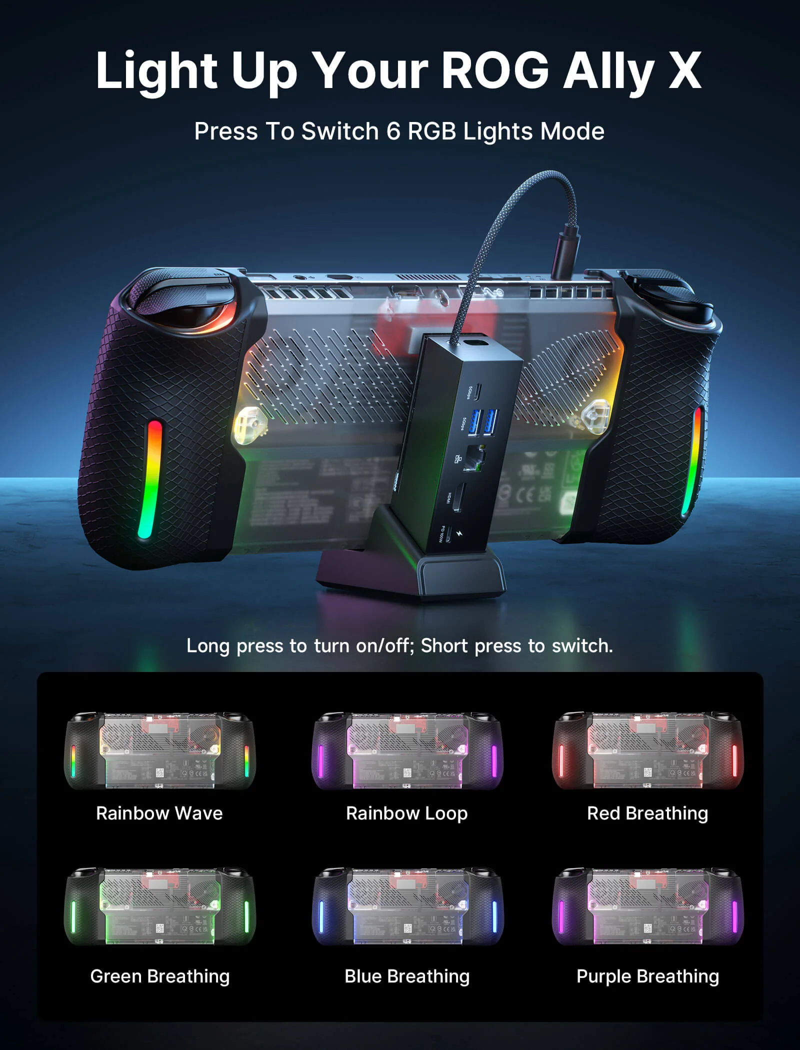 RGB Transparent Back Plate for ROG Ally X - Image 10