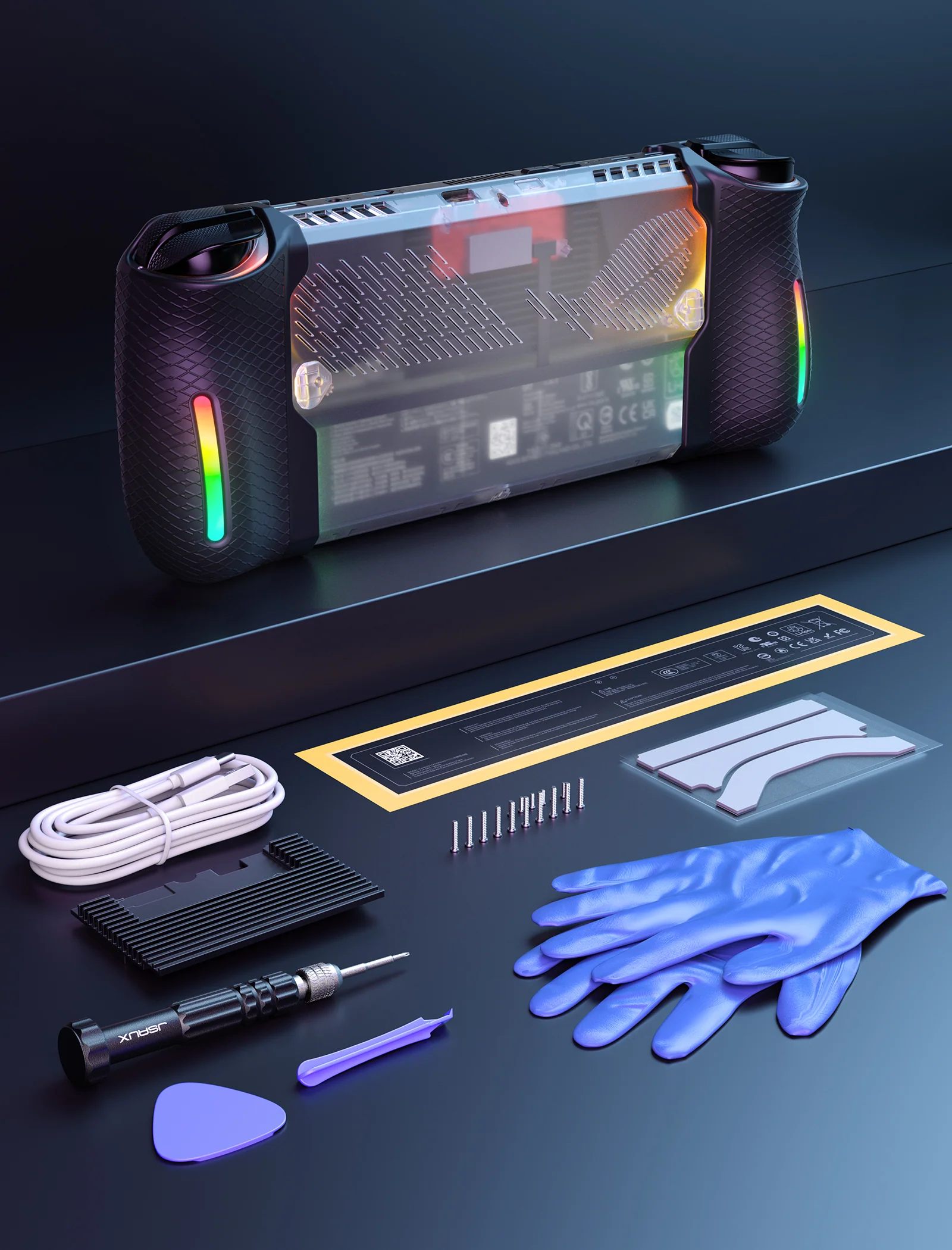 RGB Transparent Back Plate for ROG Ally X - Image 14