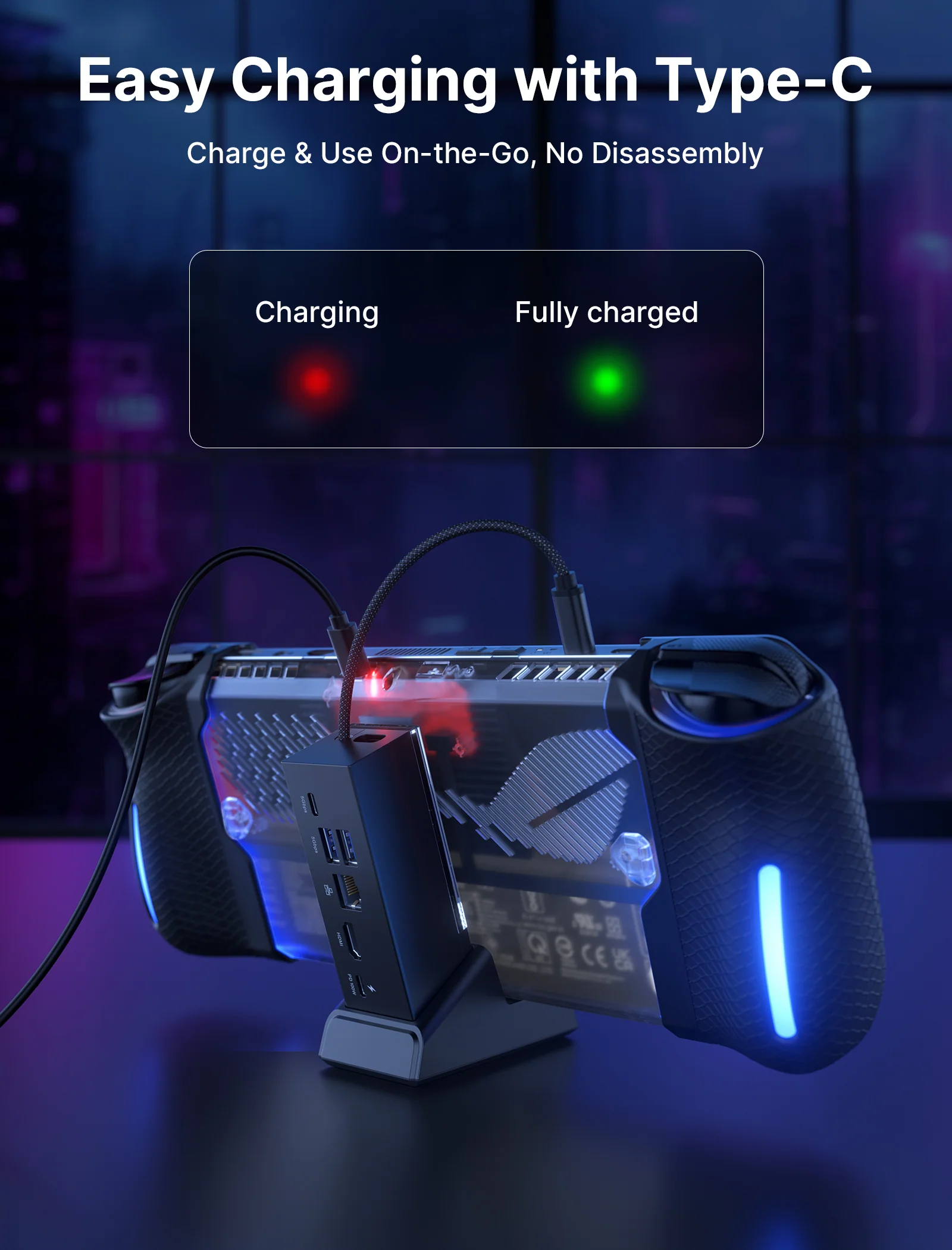 RGB Transparent Back Plate for ROG Ally X - Image 5