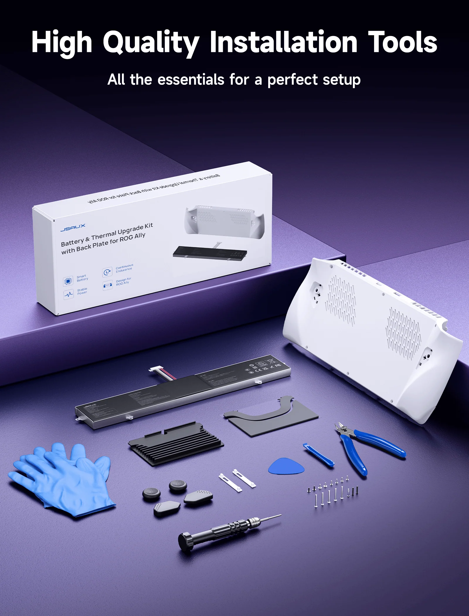 Battery & Thermal Upgrade Kit with Back Plate for ROG Ally - Image 7