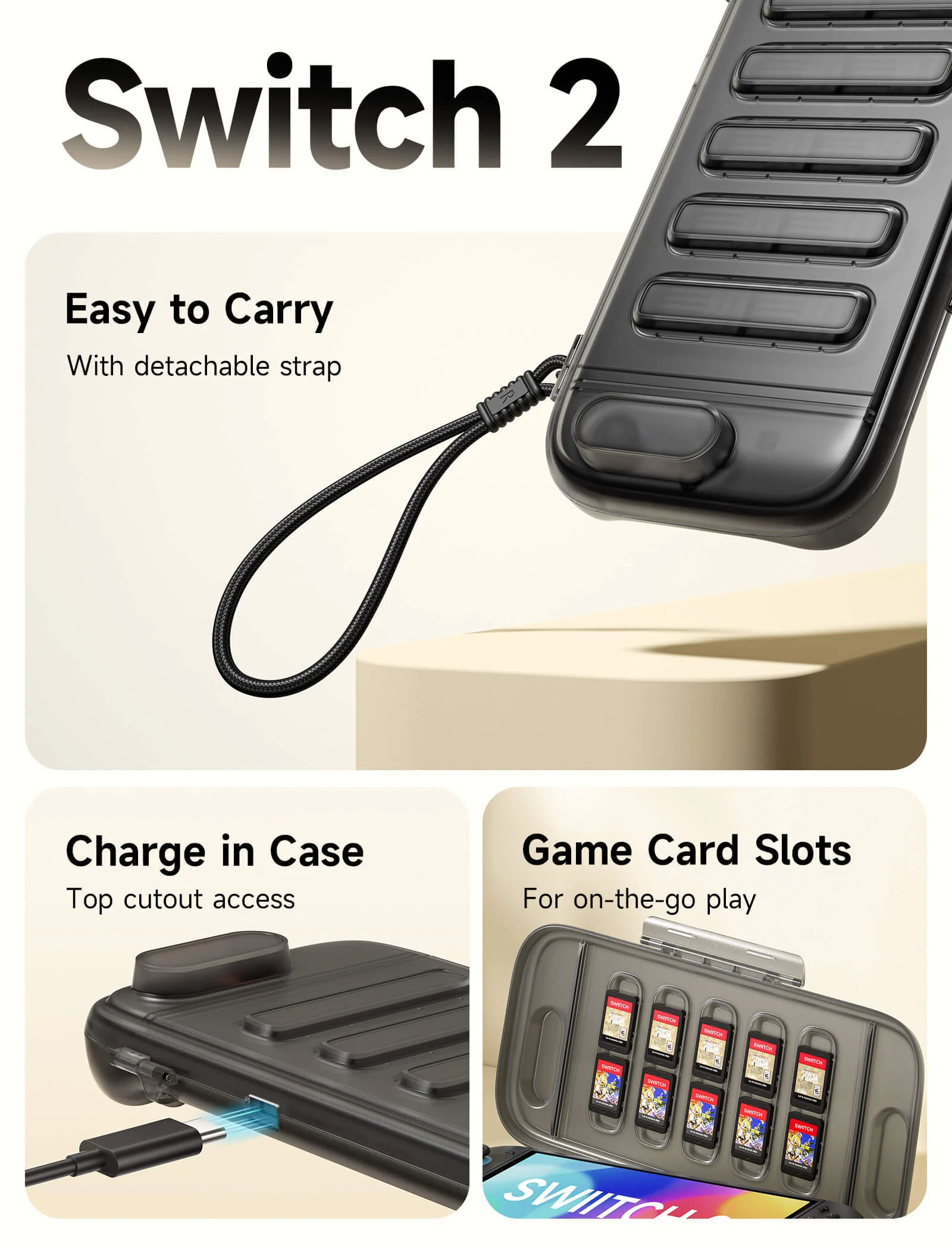 Shock-Absorbent Storage Case for Switch 2 - Image 4