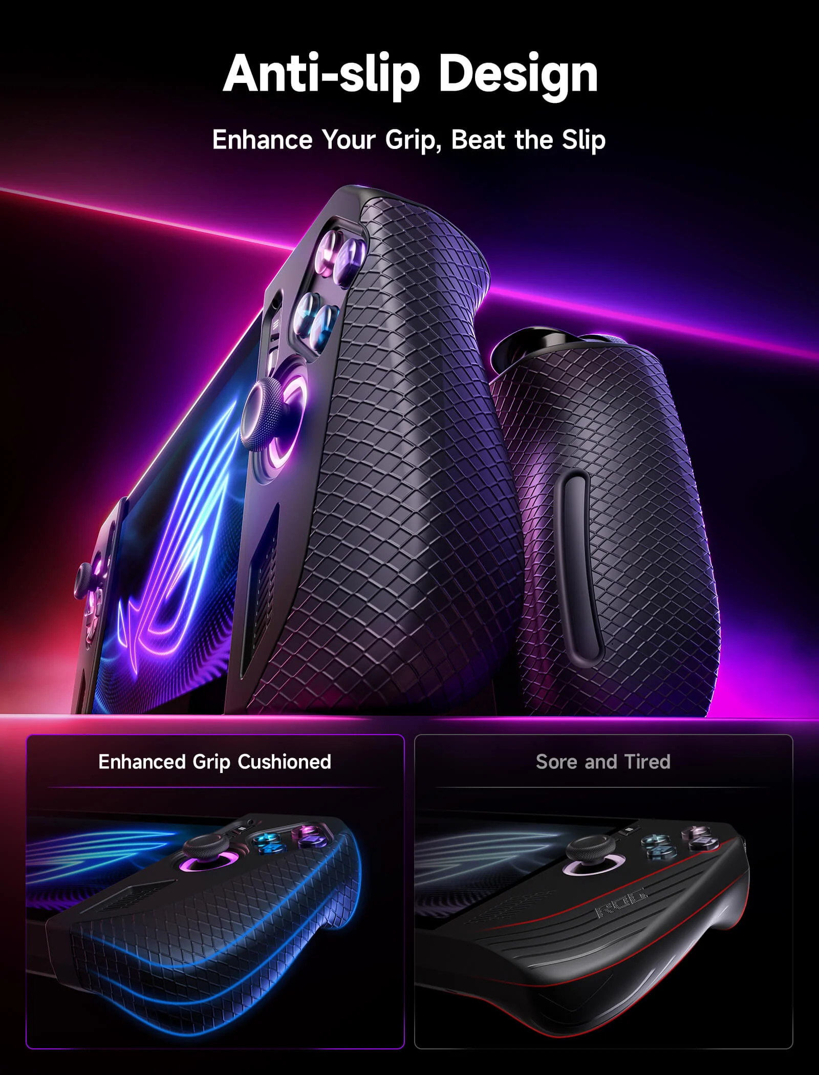 Silicone Grip Case Set for ROG Ally X - Image 3