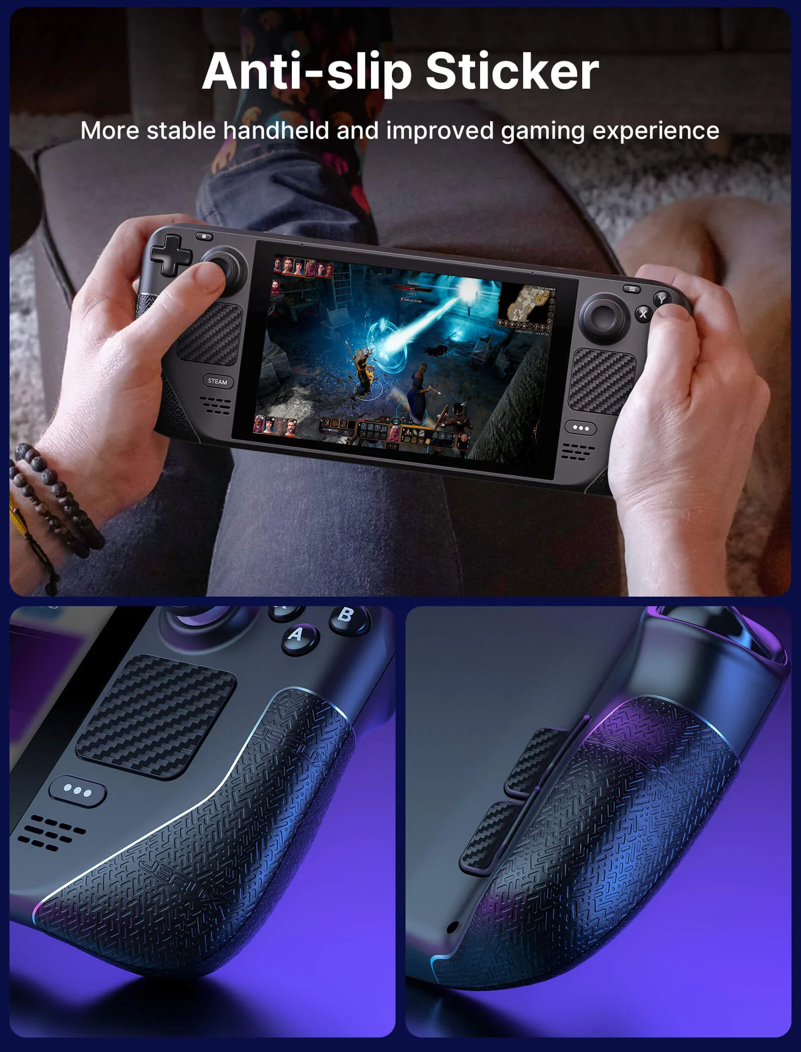 Skin Stickers Set for Steam Deck LCD & OLED - Image 3