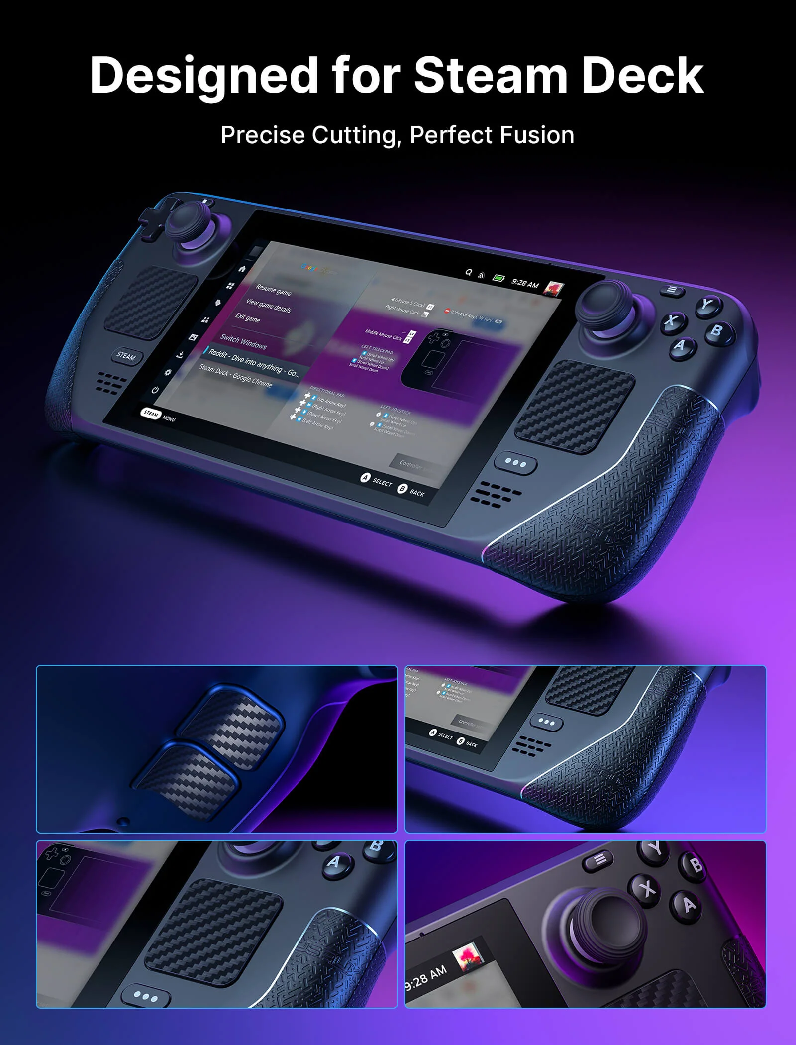 Skin Stickers Set for Steam Deck LCD & OLED - Image 4