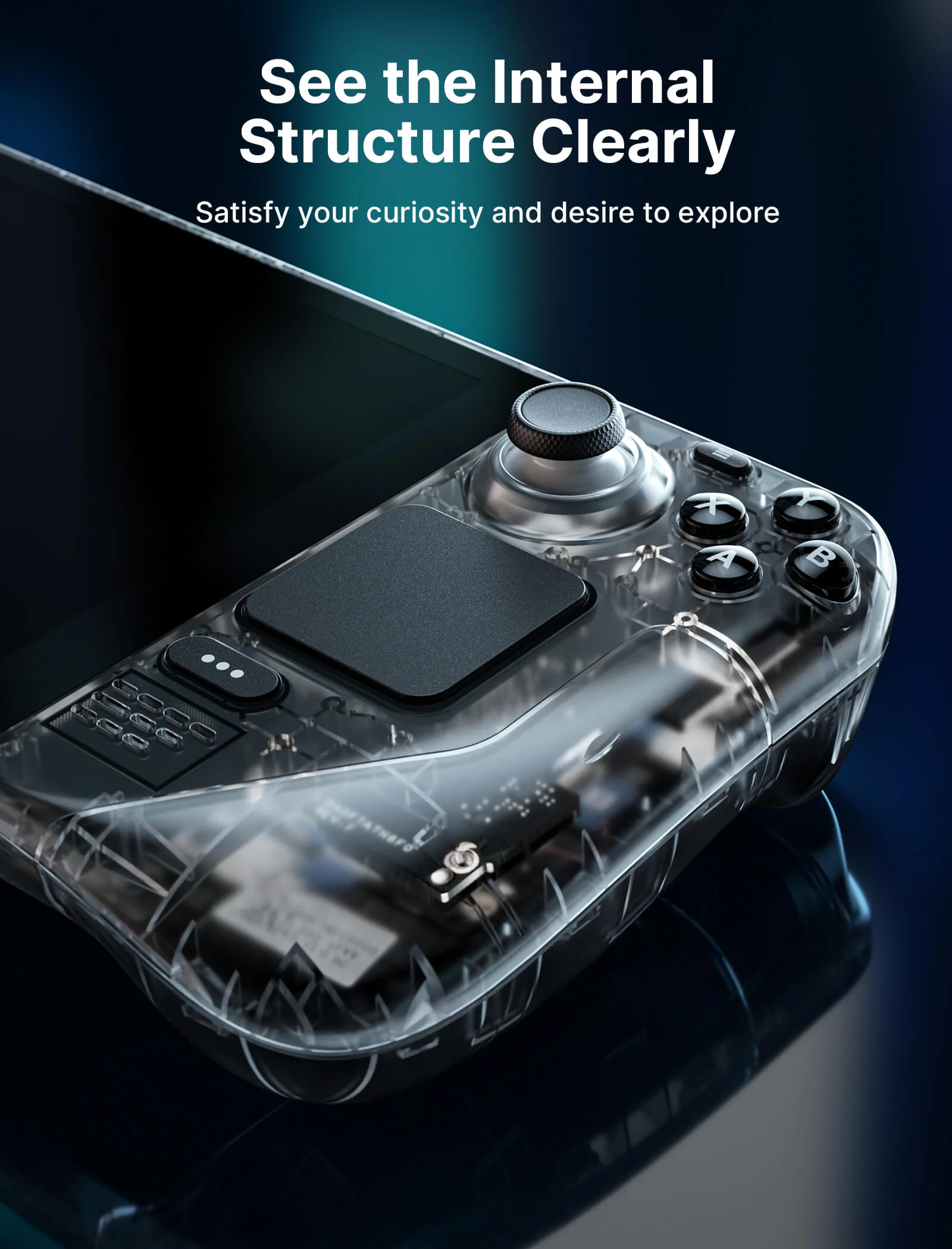 Transparent Shell Series for Steam Deck LCD - Image 4