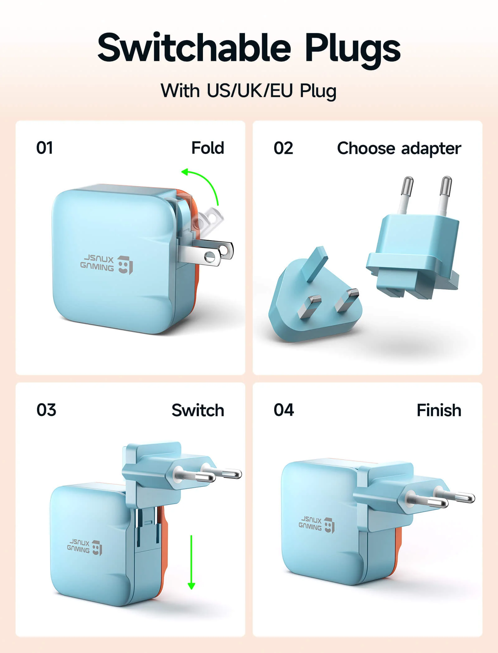 65W USB-C Foldable Charger - Image 14