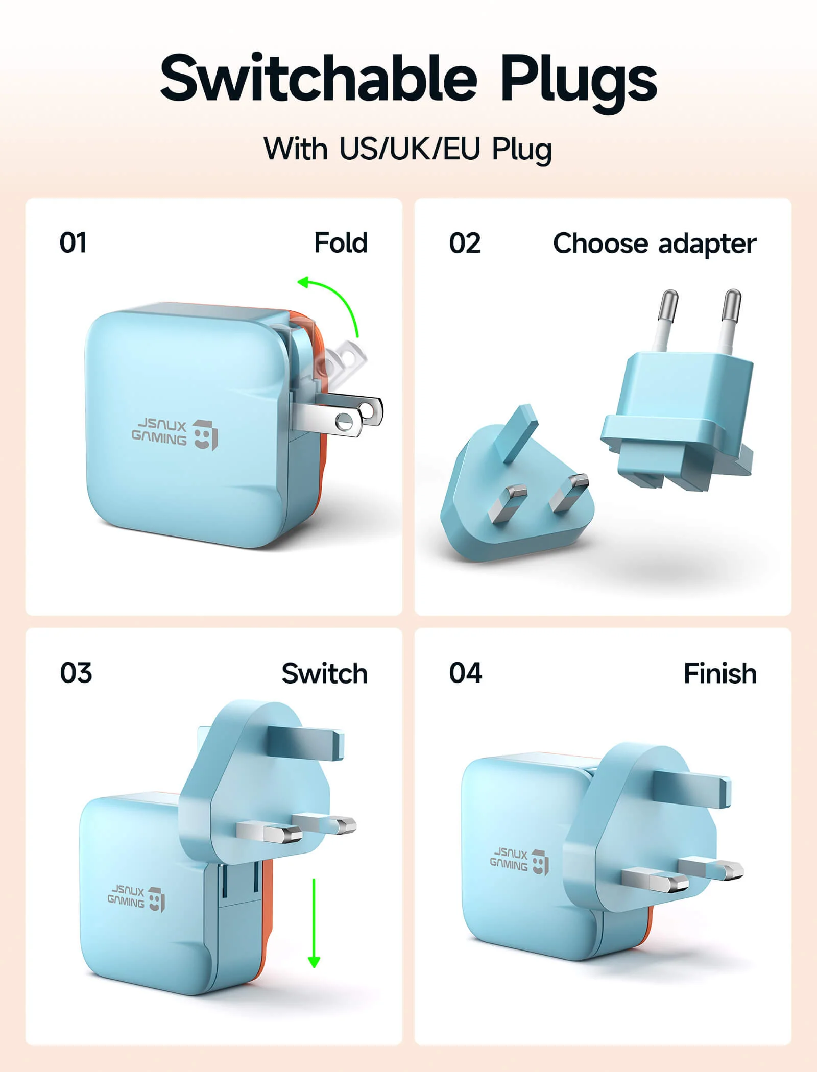 65W USB-C Foldable Charger - Image 15