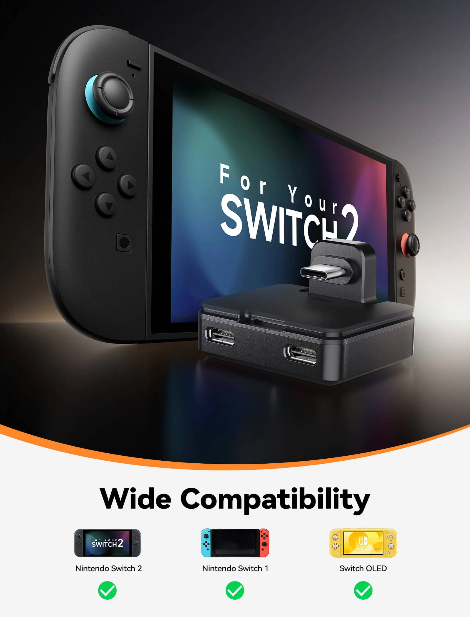USB-C to USB-C & A PD Adapter for Switch 2 - Image 12