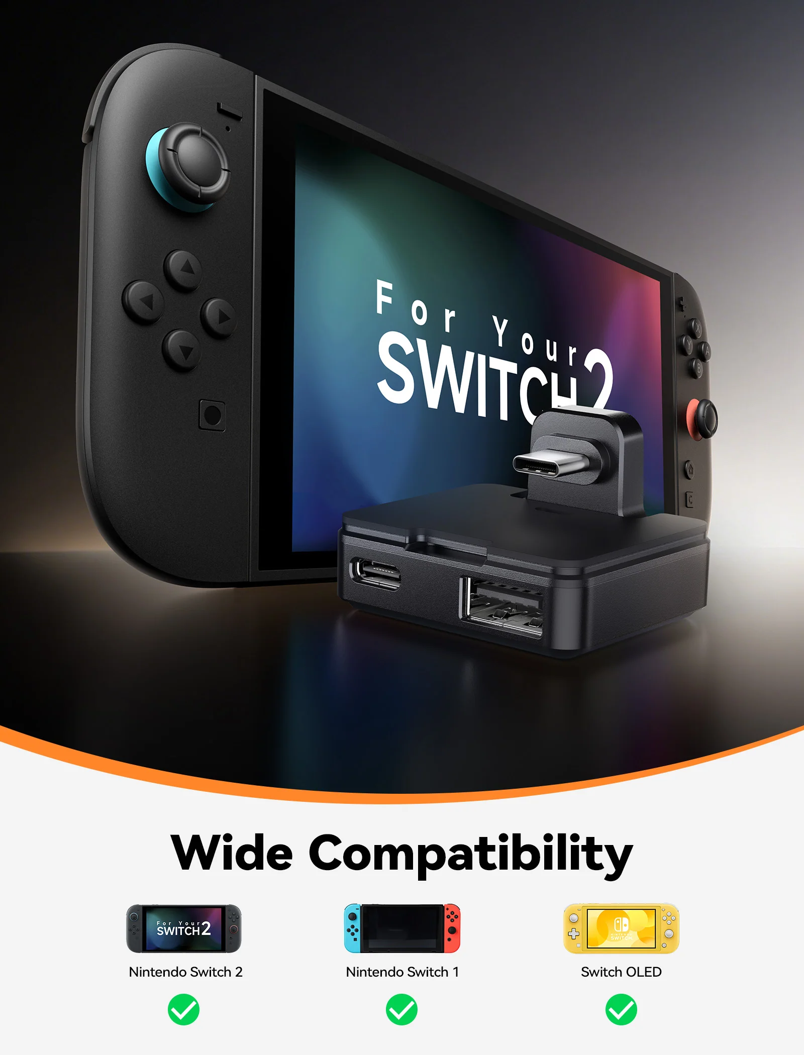 USB-C to USB-C & A PD Adapter for Switch 2 - Image 20