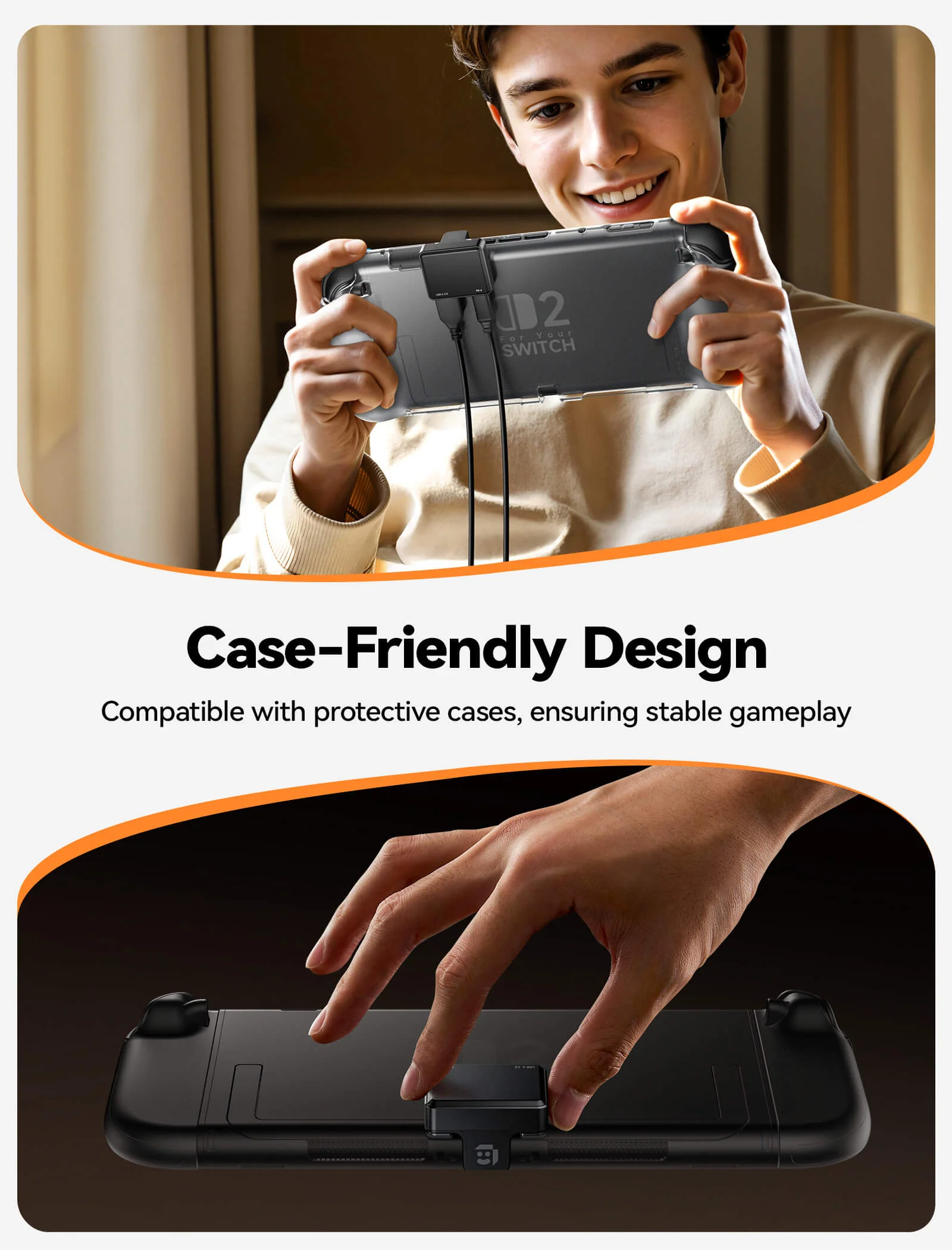 USB-C to USB-C & A PD Adapter for Switch 2 - Image 3